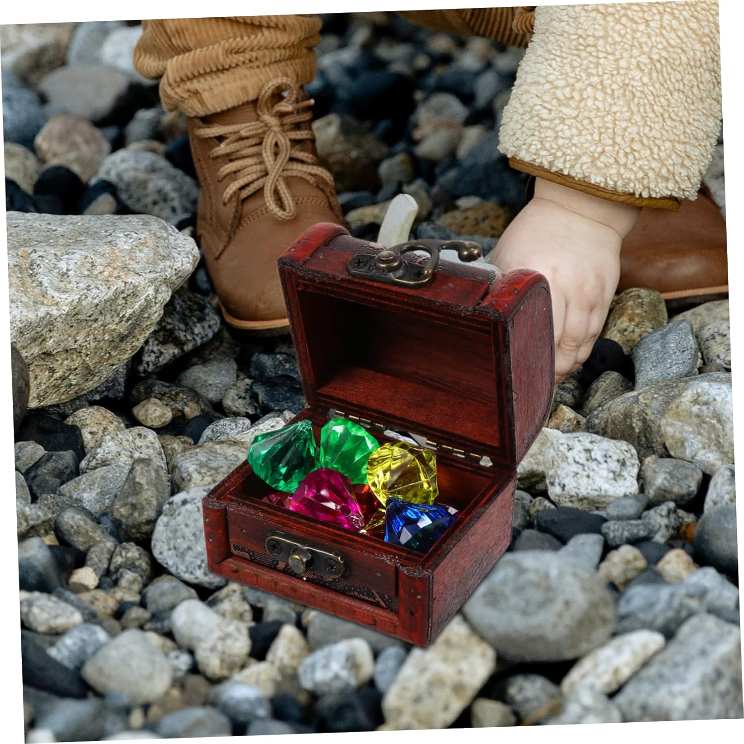 Acrylic Beaded Jewelry DIY Crafting Set for Kids