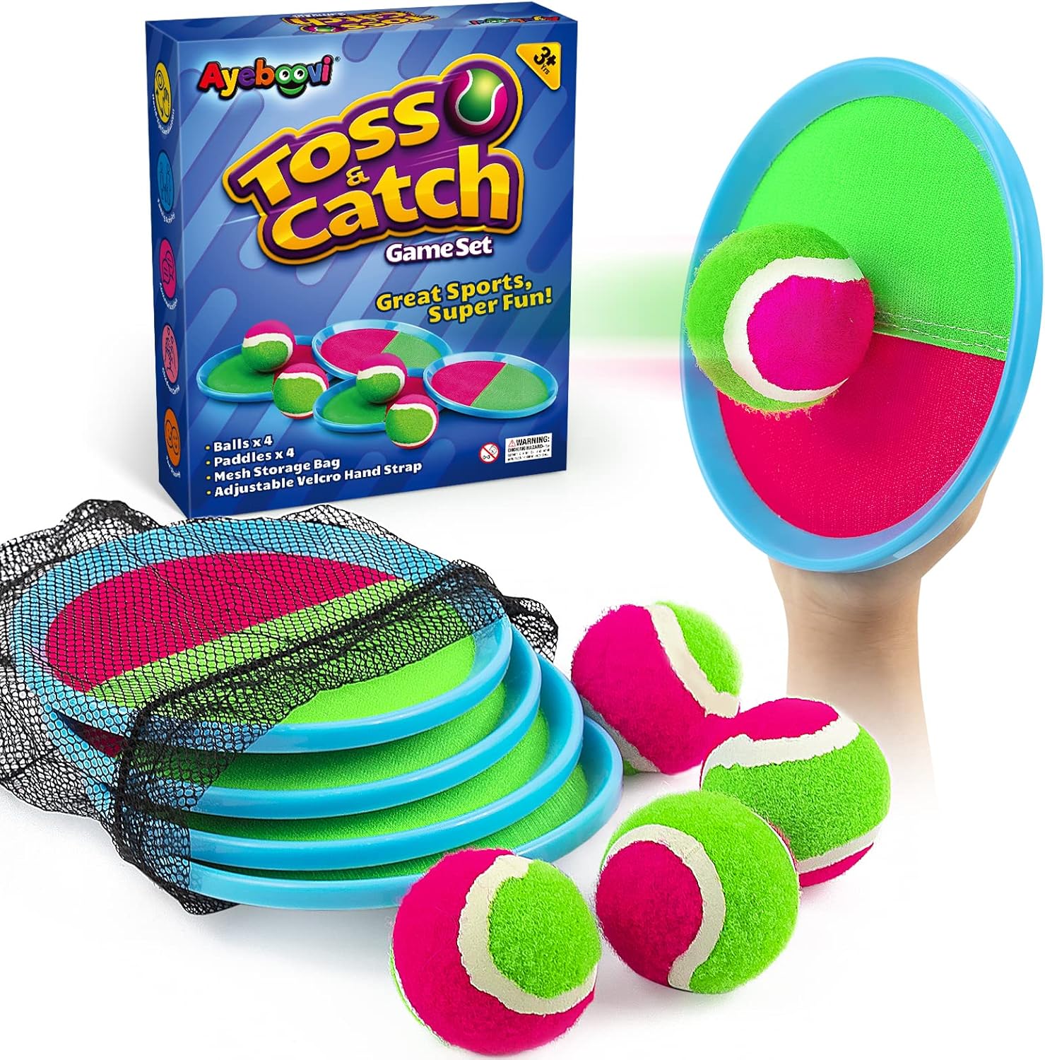 Ayeboovi Toss and Catch Ball Game for Kids