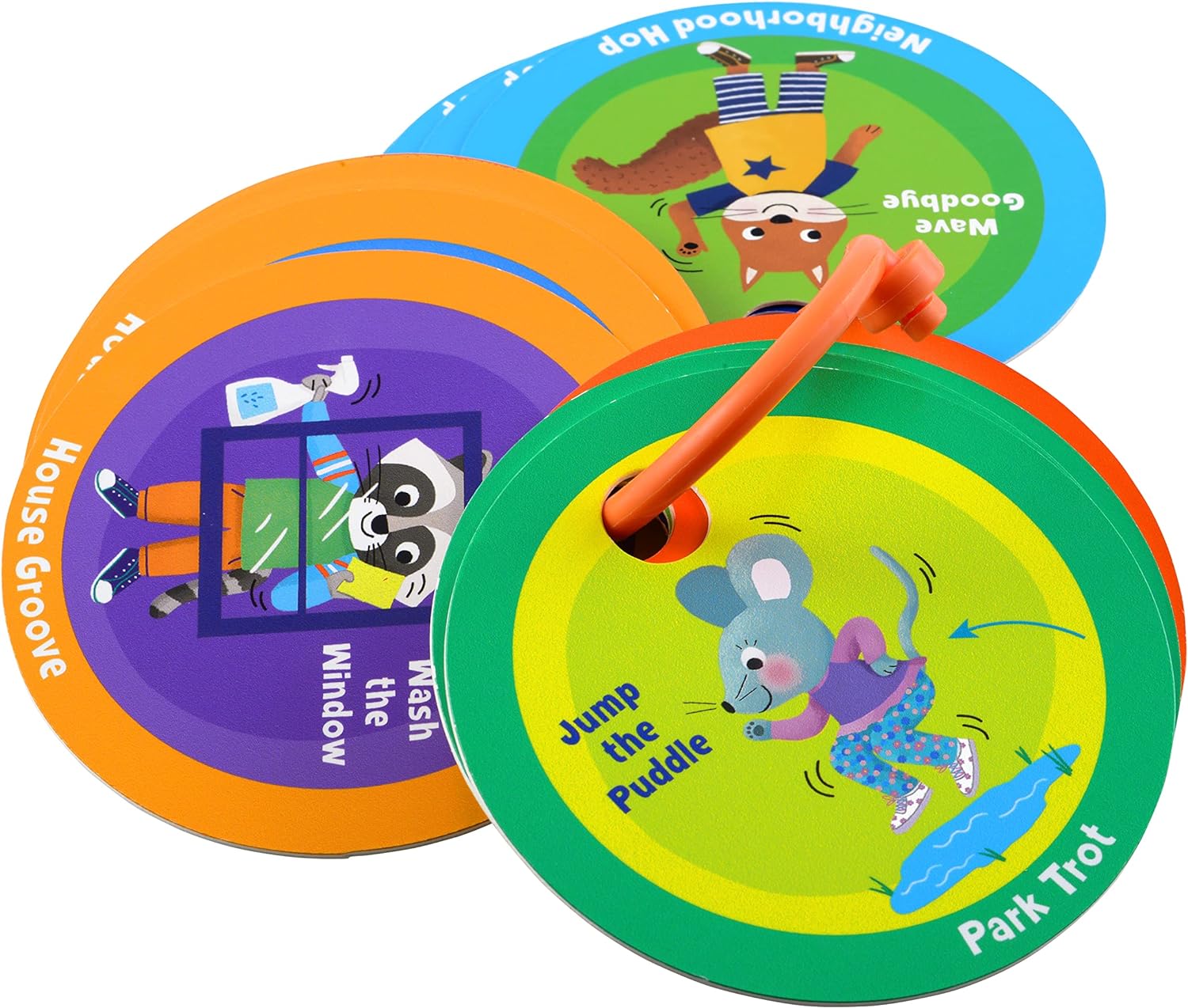 MOLLYBEE KIDS Preschool Dance Party Cards for Ages 3