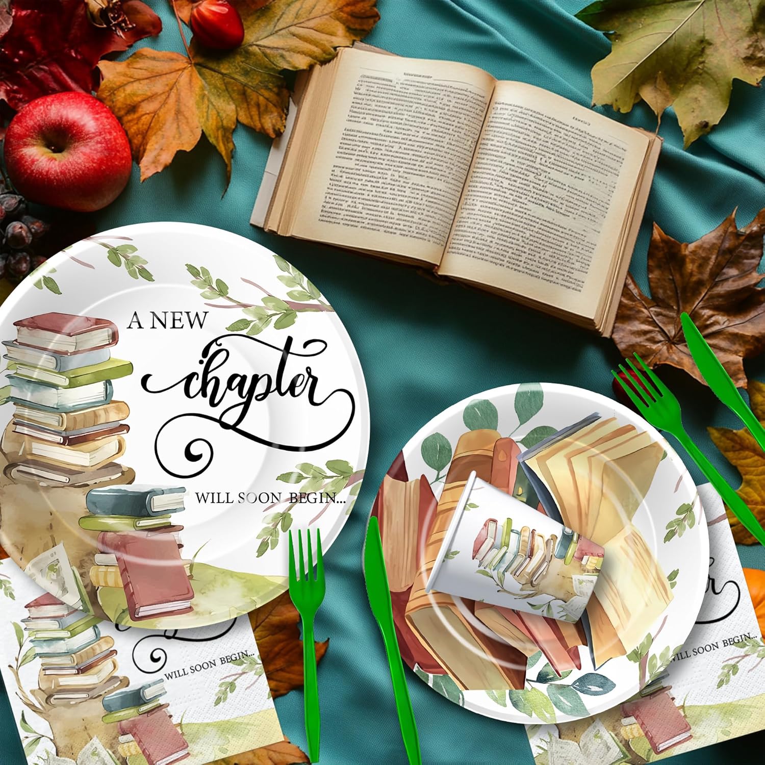 Book Theme Party Decorations for 24 Guests