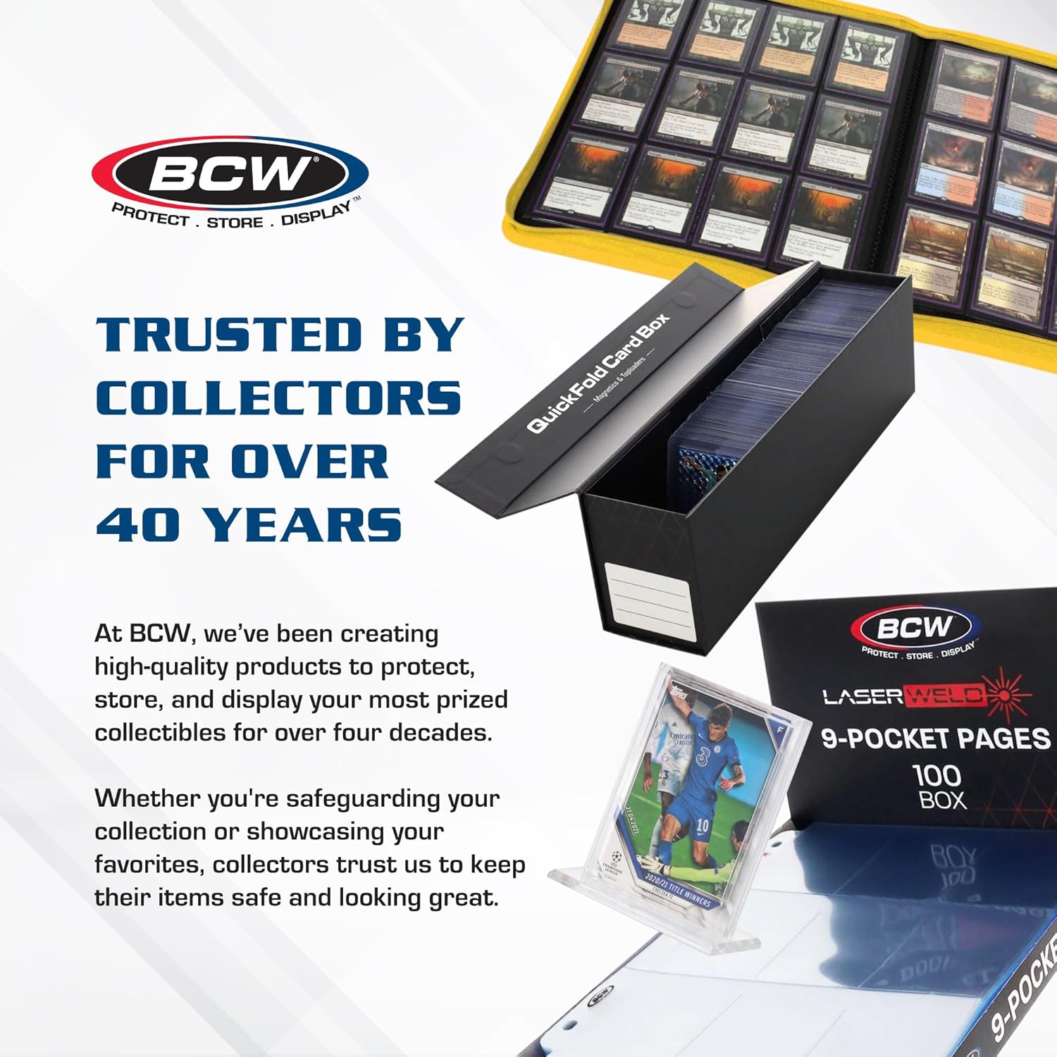 BCW 800ct Trading Card Storage Boxes 3 Pack