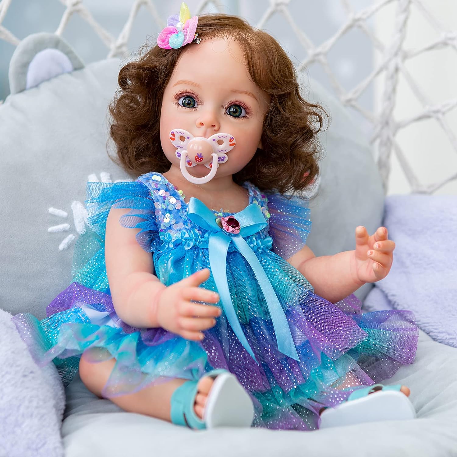 iCradle 22 Inch Realistic Reborn Baby Girl Doll