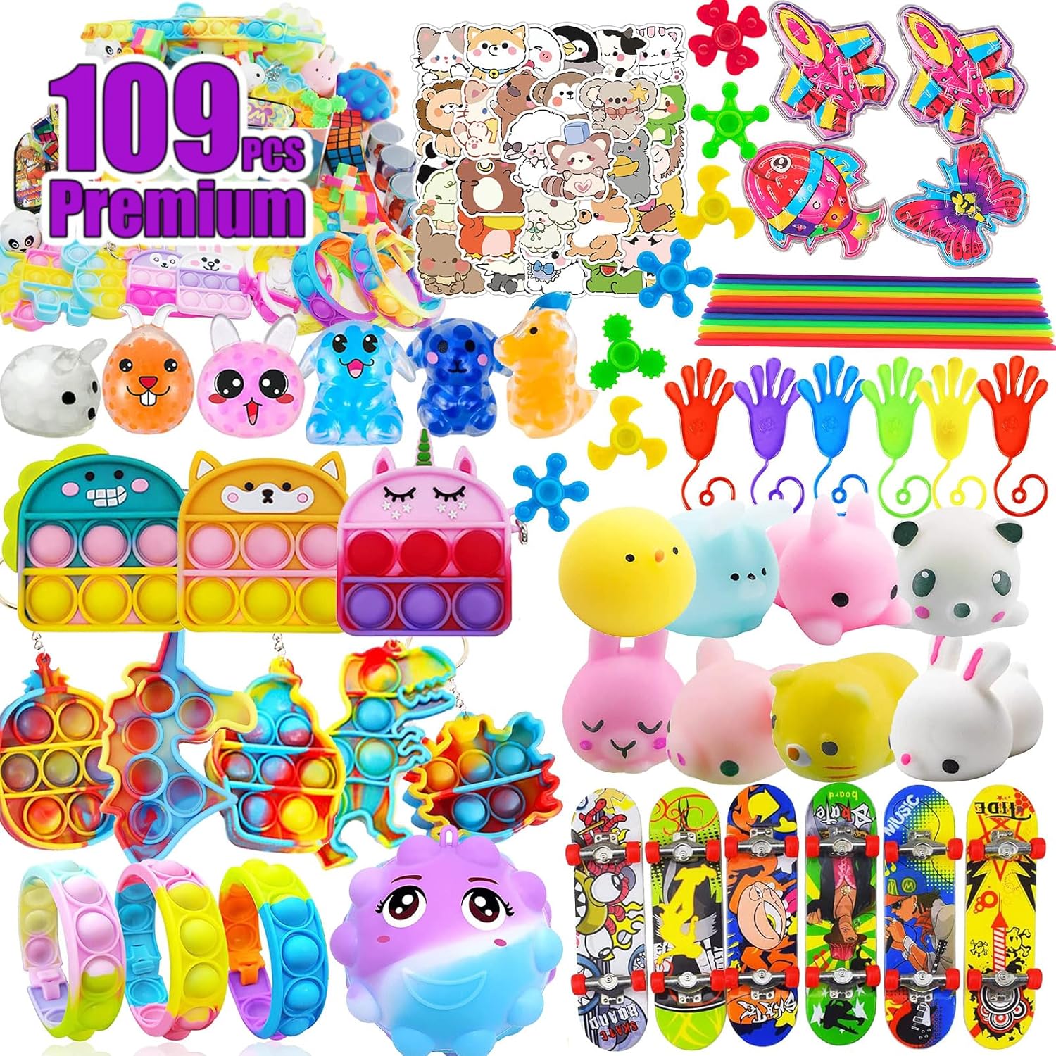 109 PCS Premium Party Favors Toys Set for Kids