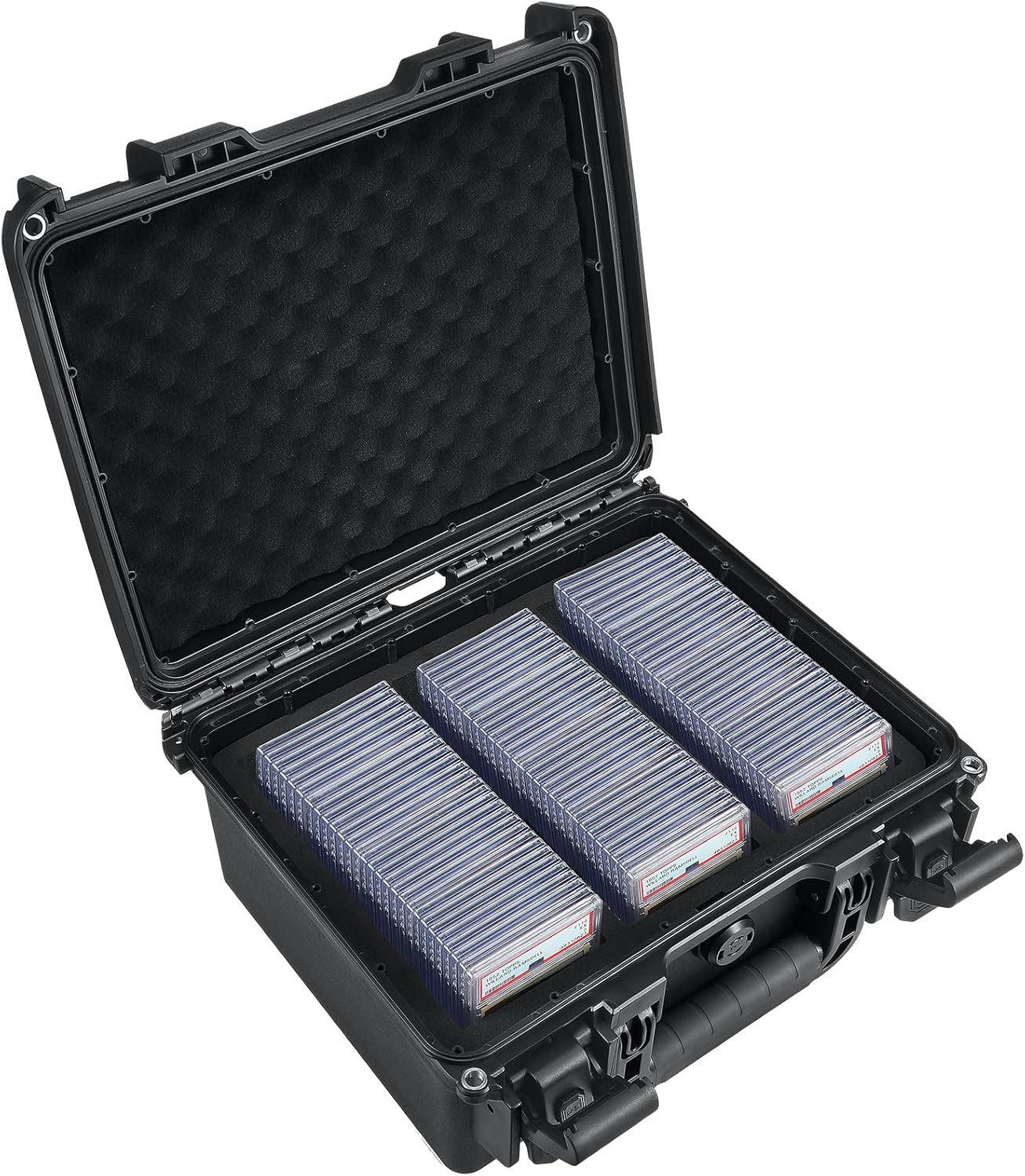 Waterproof Graded Card Storage Box for 102 Slabs and Magnetic Cards