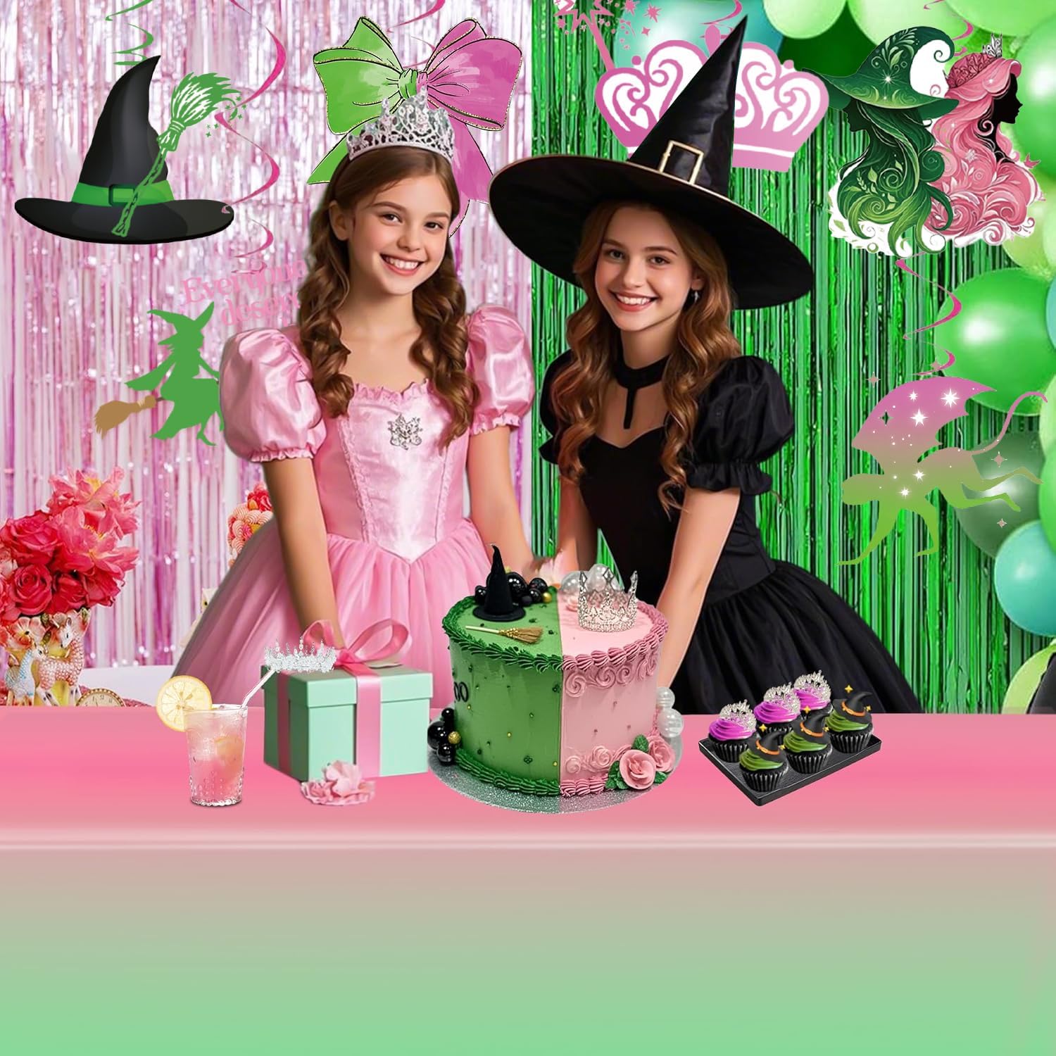 10 Pcs Witch Theme Streamers for Party Decor