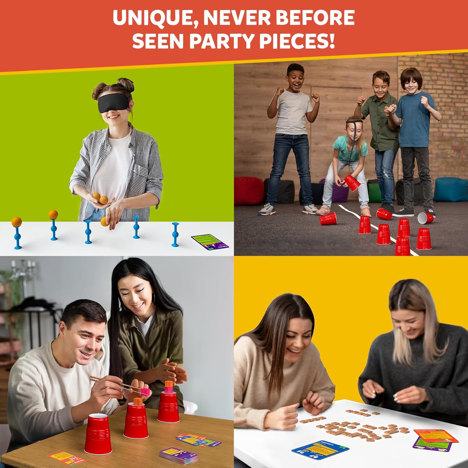 One Minute Party Games - 200 Pieces Challenge Box