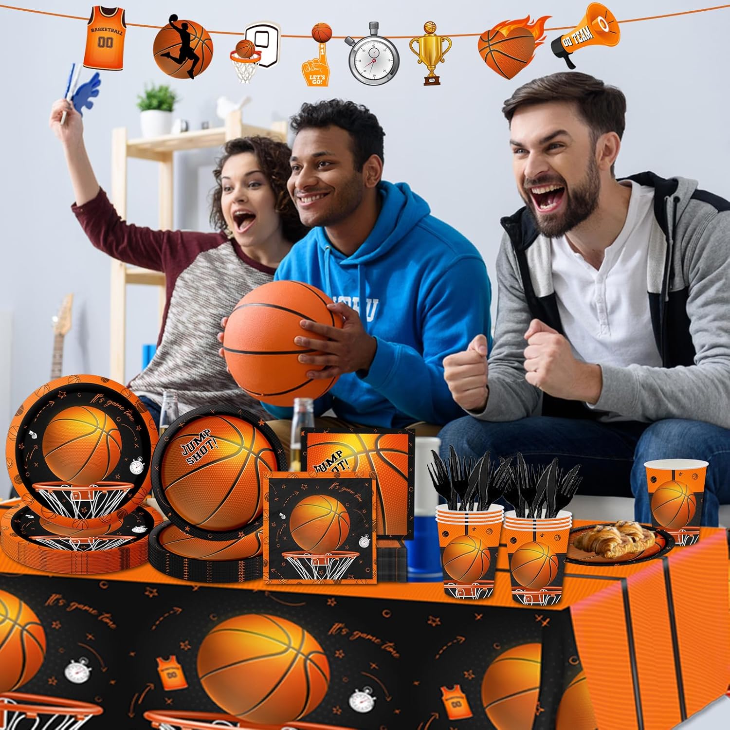 142Pcs Basketball Party Decorations Set