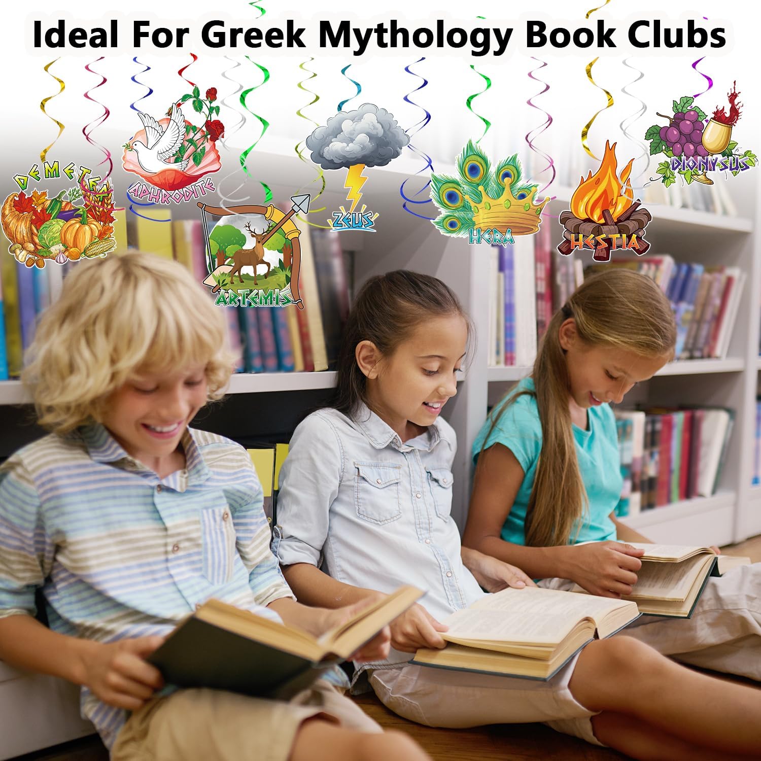 Greek Mythology Hanging Swirls Decor 30pcs Pre-Assembled