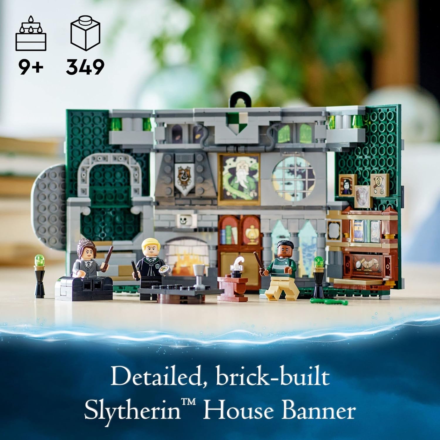 LEGO Harry Potter Slytherin Banner Building Set 76410