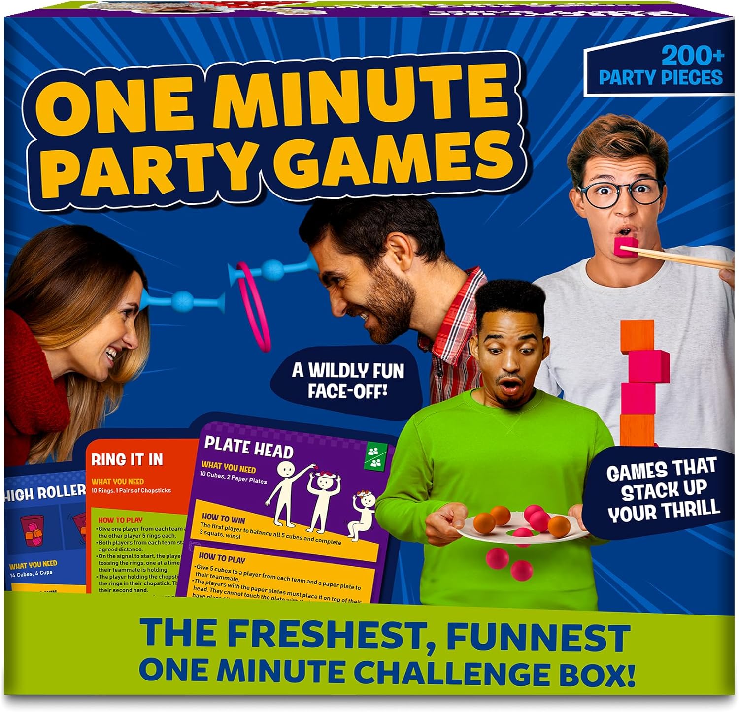 One Minute Party Games - 200 Pieces Challenge Box