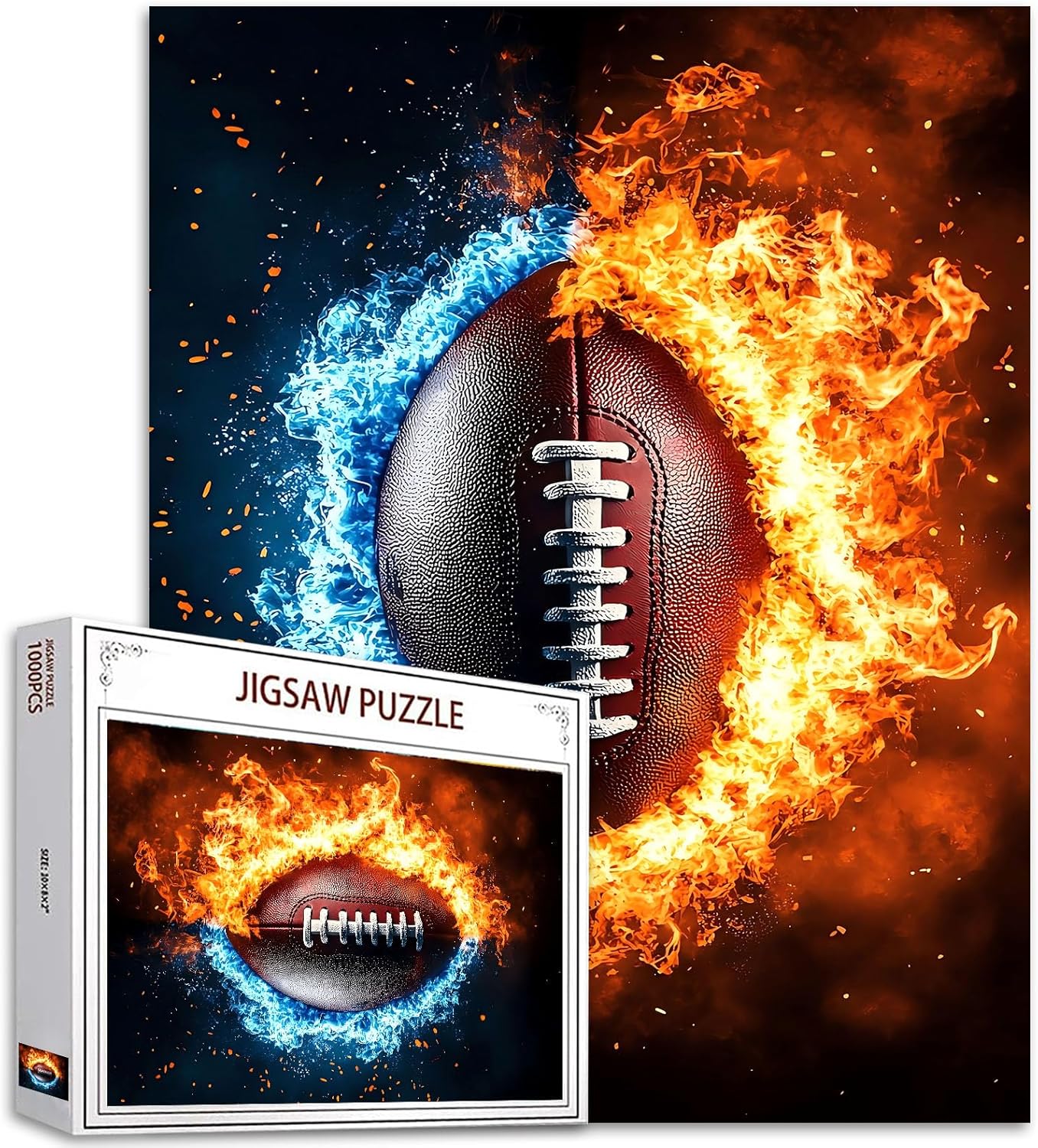 Tucocoo 1000 Piece Jigsaw Puzzle American Football Art