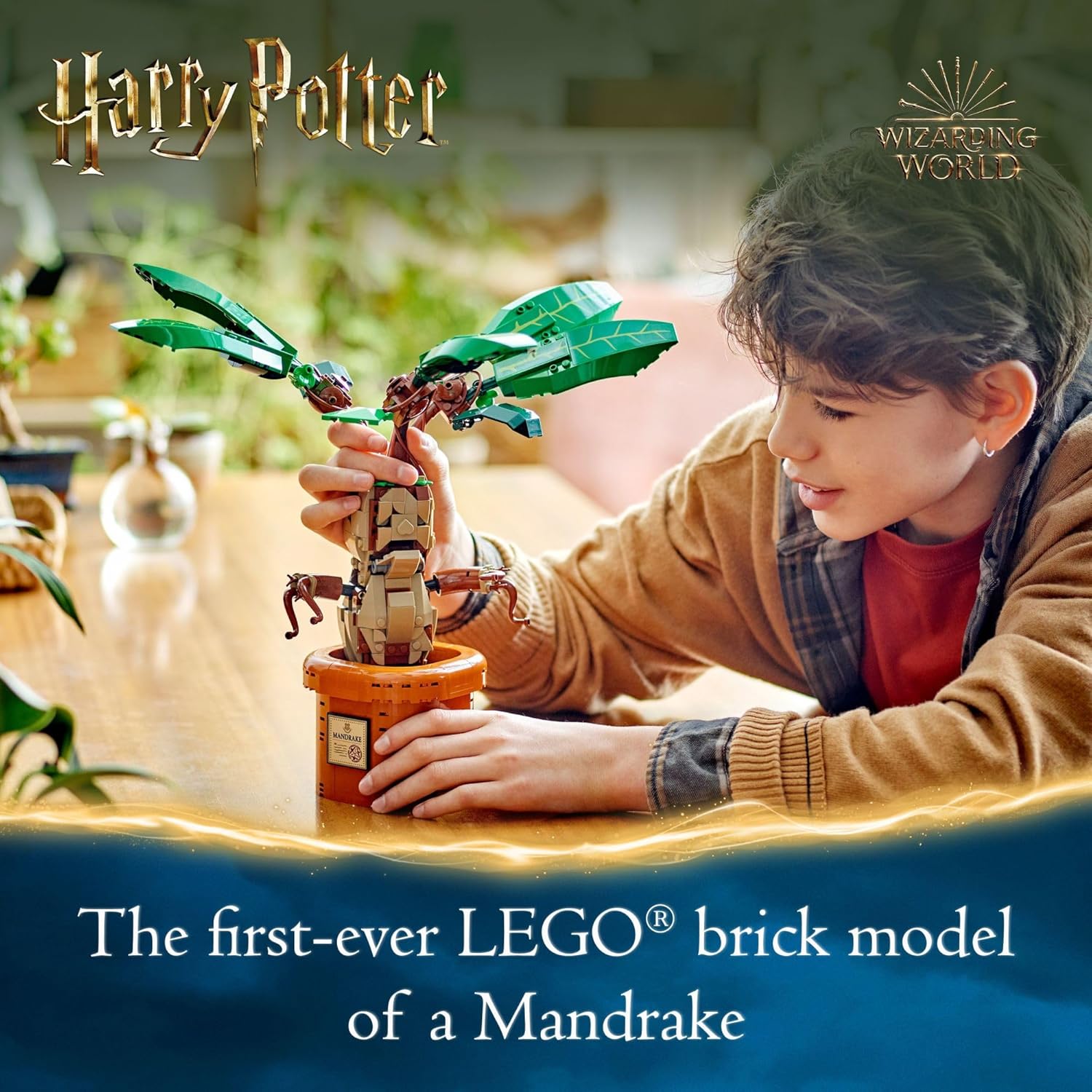 LEGO Harry Potter Mandrake Figure and Pot Plant Set