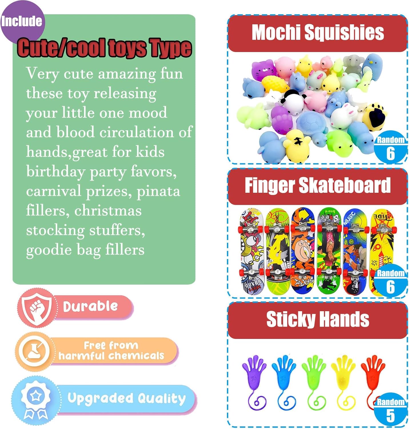 109 PCS Premium Party Favors Toys Set for Kids