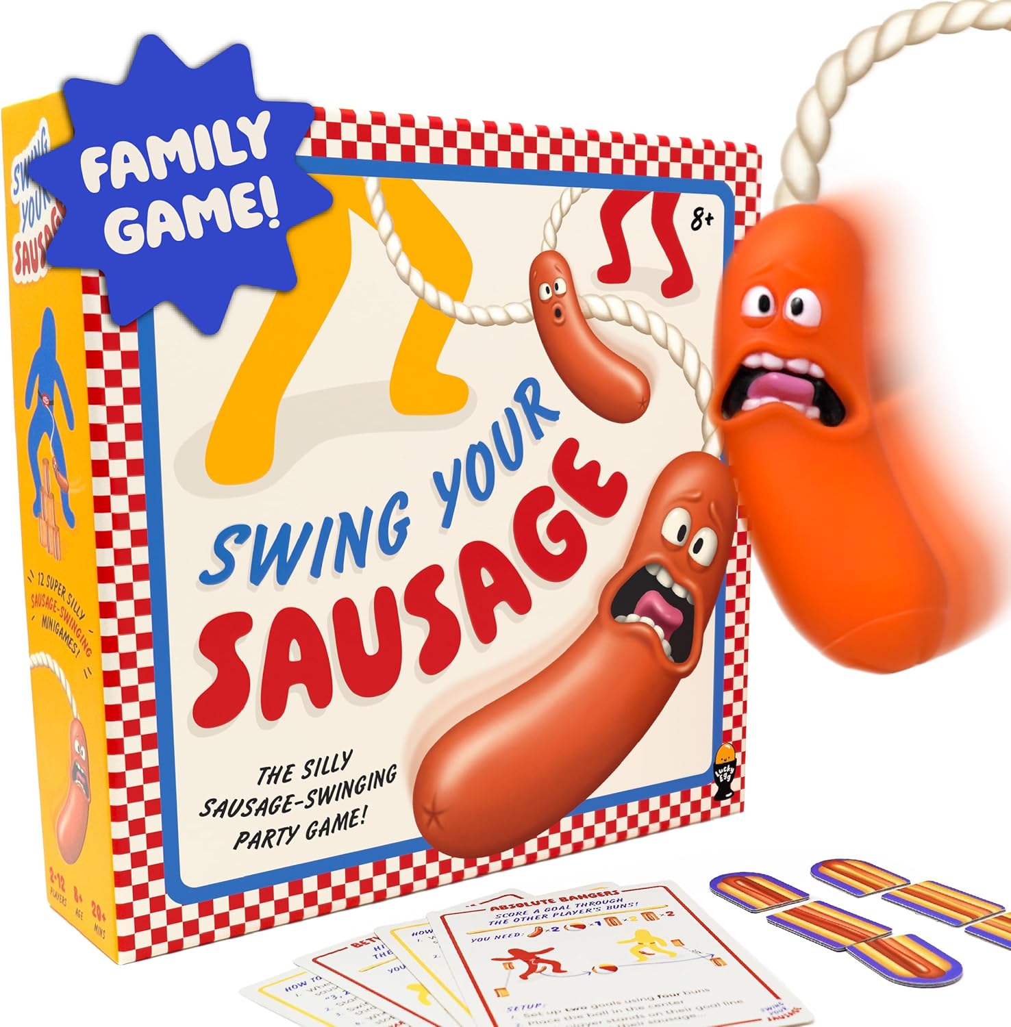 Lucky Egg Swing Your Sausage - Fun Family Party Game