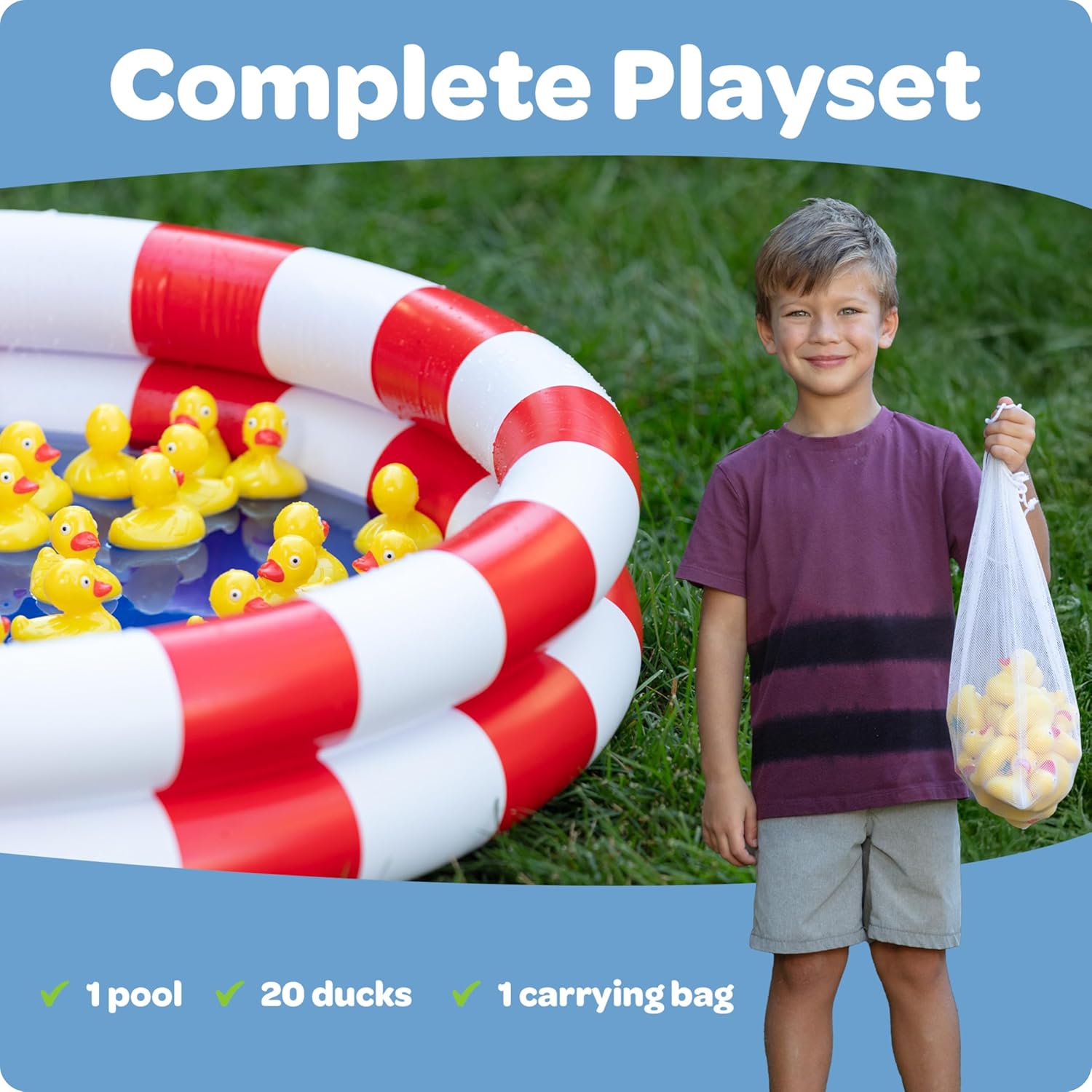 Duck Pond Matching Carnival Game for Kids 4-8
