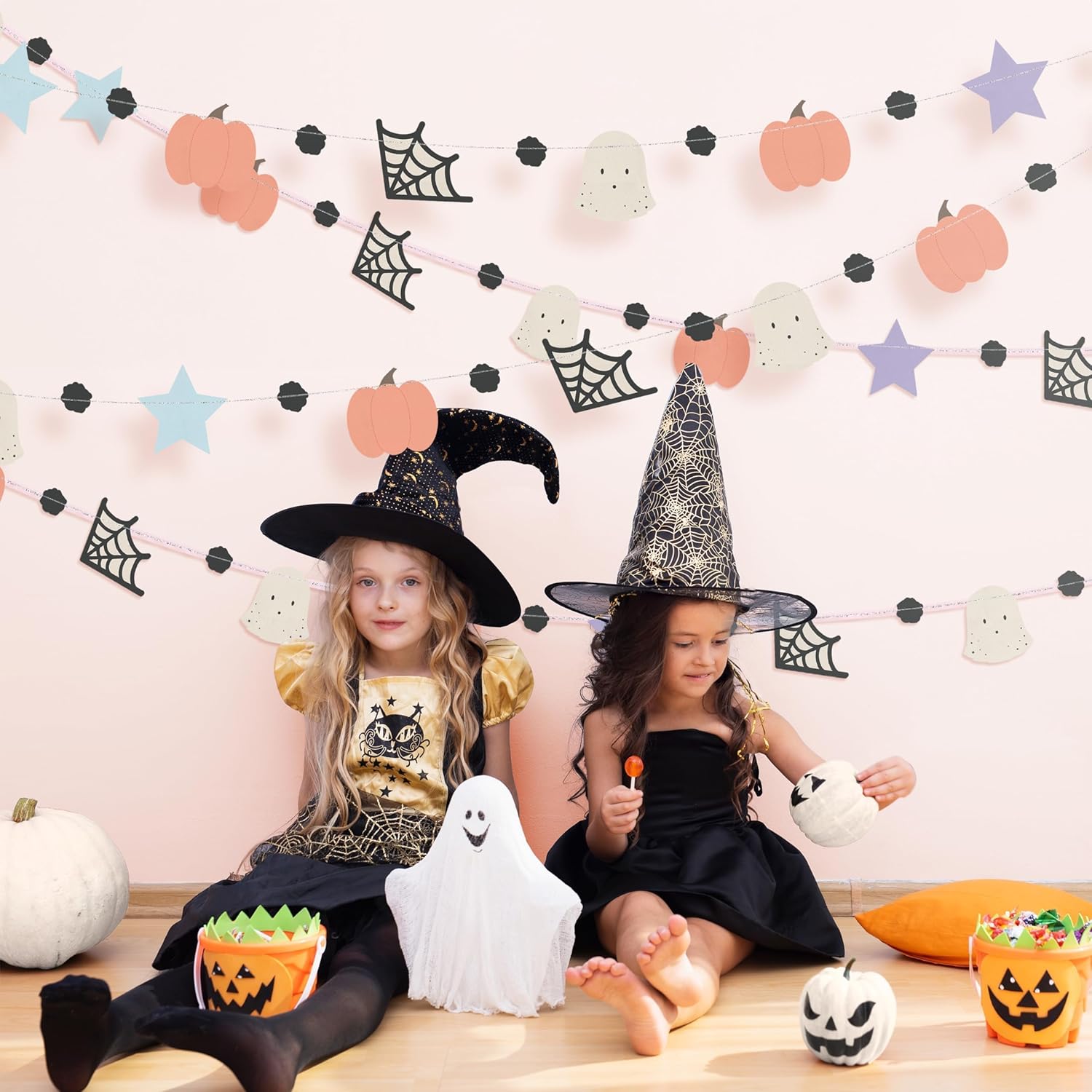 Cheerland Pastel Halloween Garland Decorations