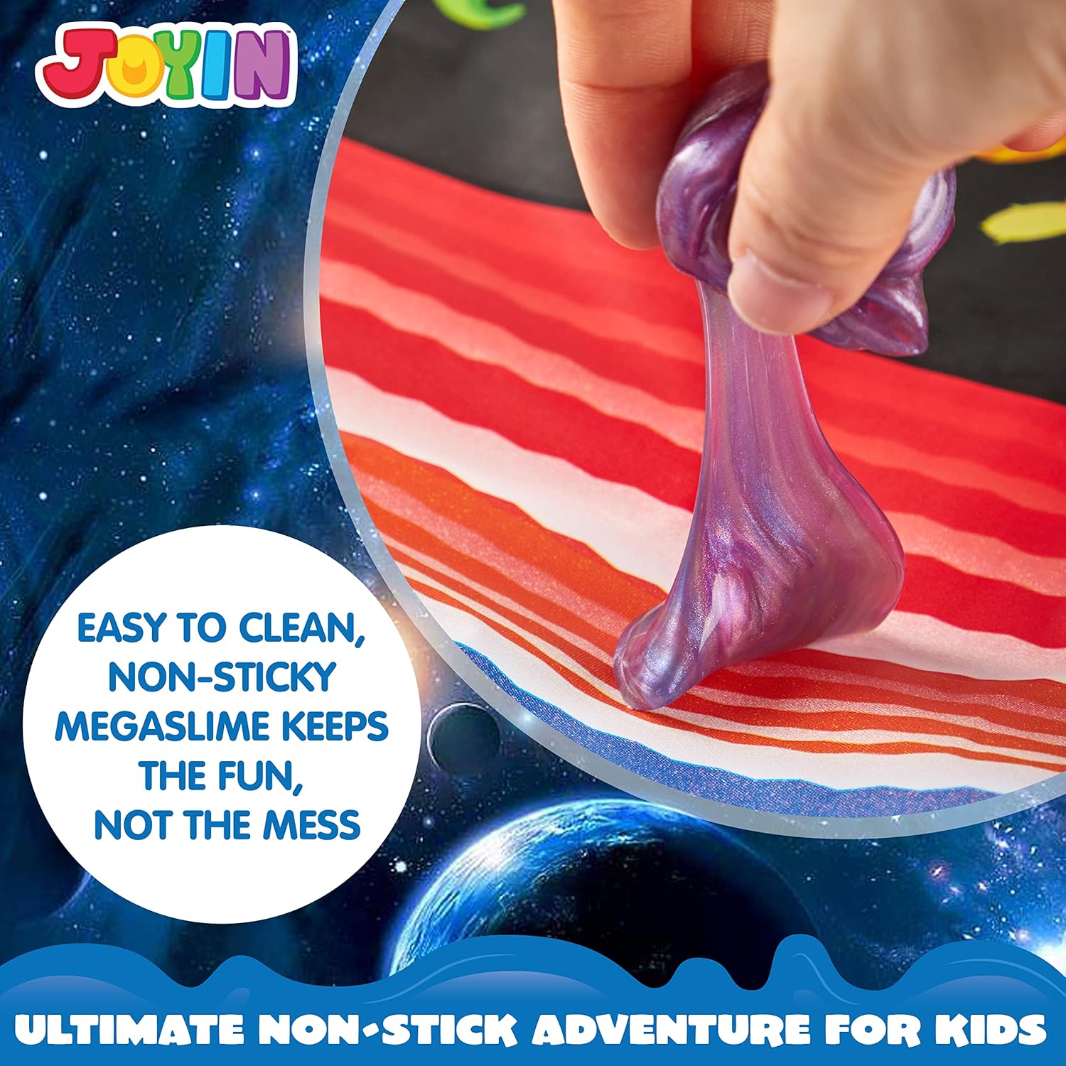 JOYIN Galaxy Slime Party Favors 24 Pack