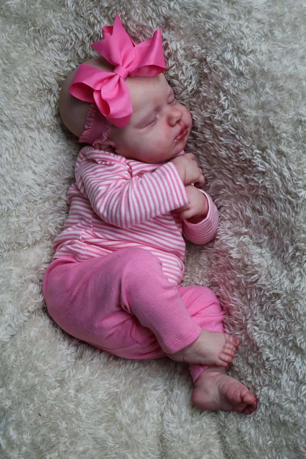 iCradle 20 Inch Lifelike Reborn Baby Doll for Ages 3 1