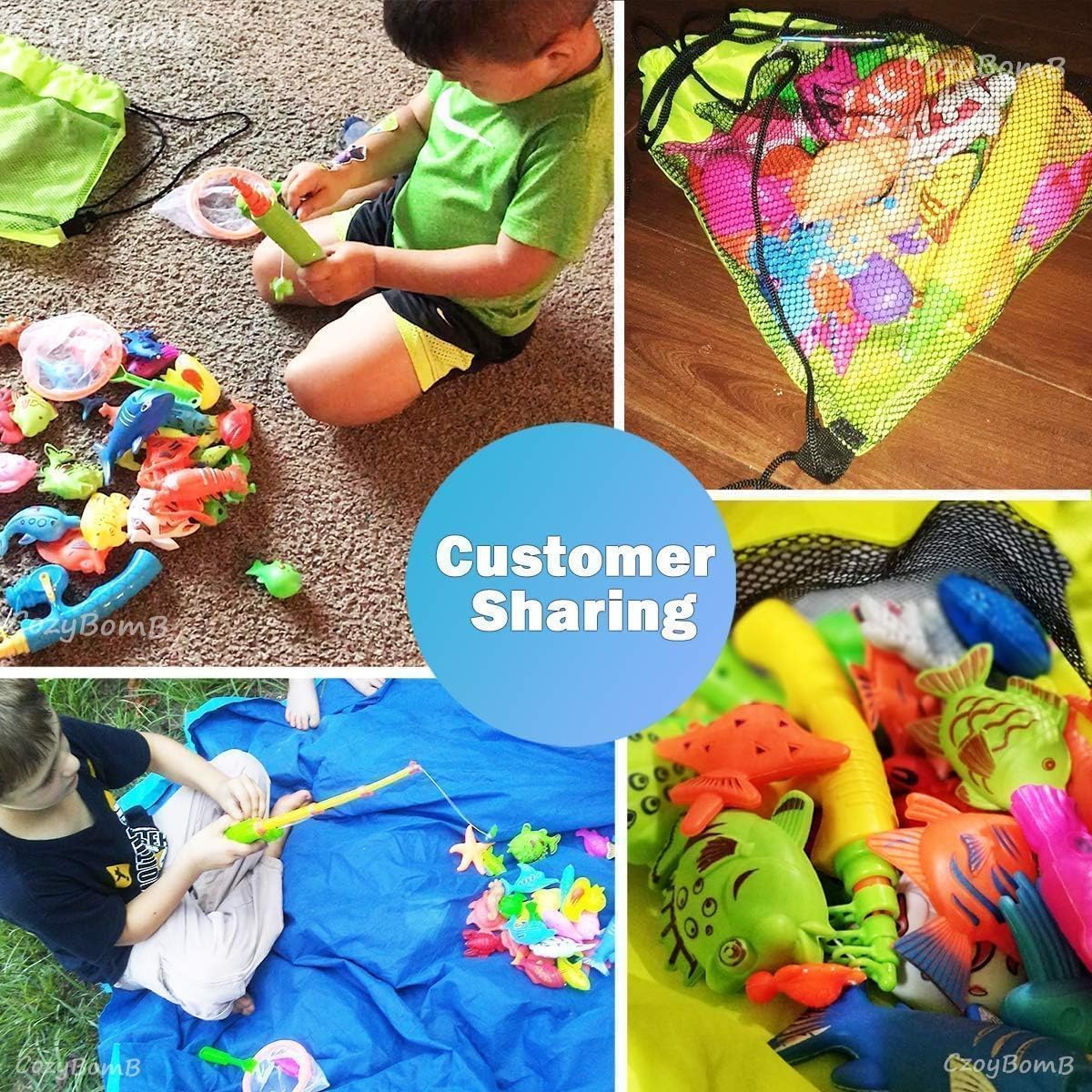 CozyBomB Magnetic Fishing Game Set for Kids