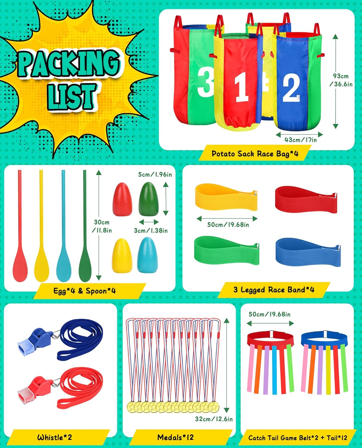 Eocolz Outdoor Carnival Games for Kids and Adults