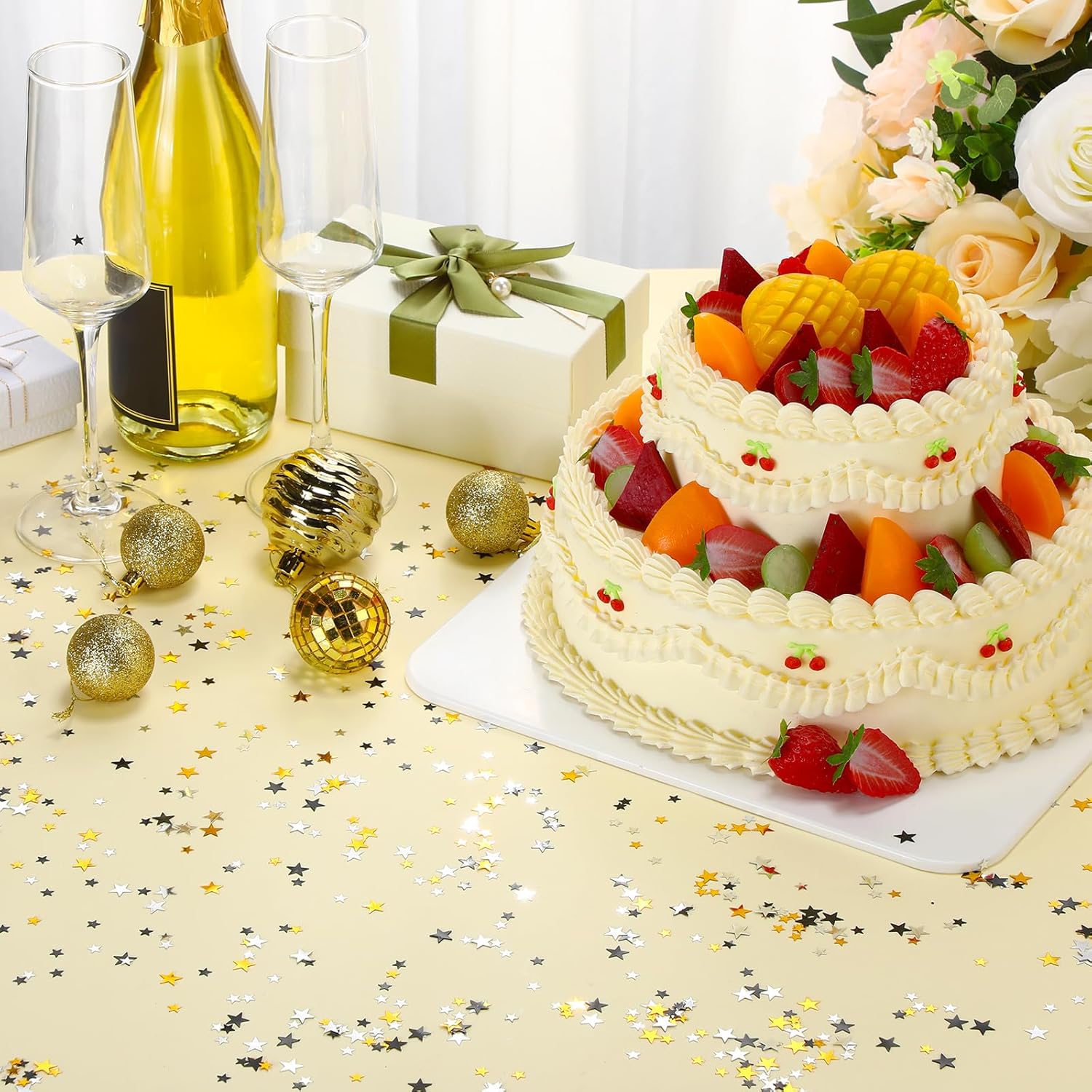 Hestya Star Confetti Glitter for Party Decorations