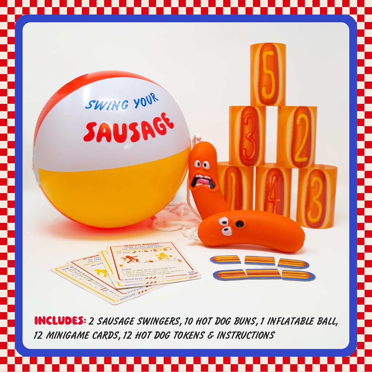 Lucky Egg Swing Your Sausage - Fun Family Party Game
