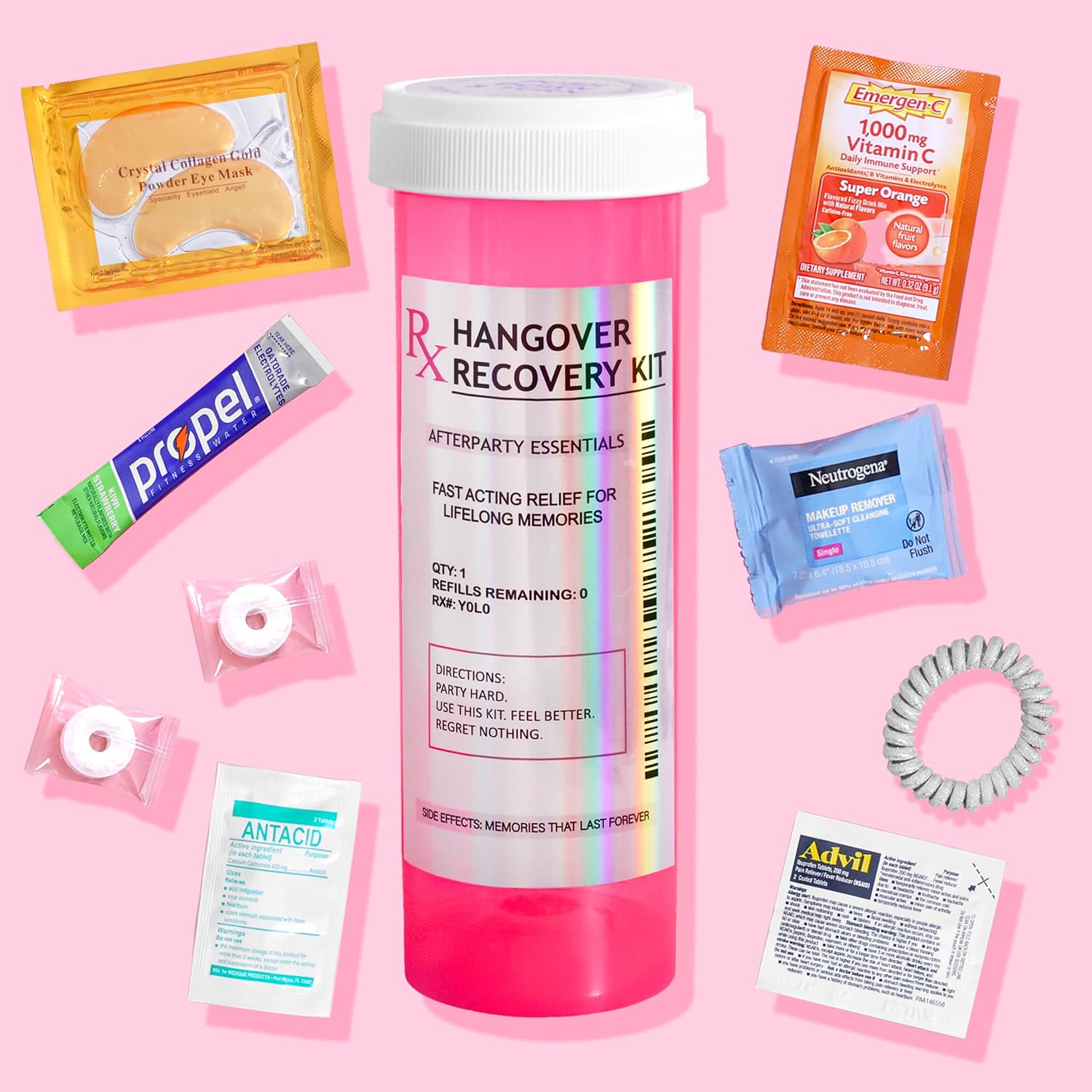 Chug Buddy 1 Pre-Filled Hangover Kit for Bachelorette Party