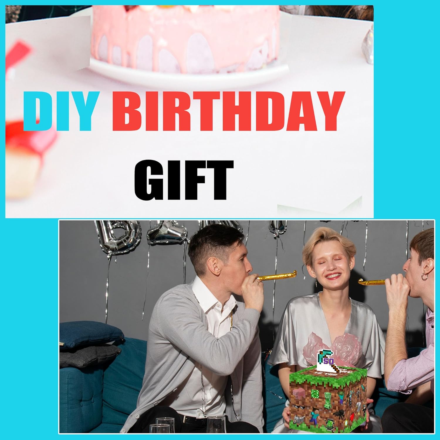 Surprise Money Box Gift Set - 100Pcs Transparent Bags for Birthday Cash Gifts