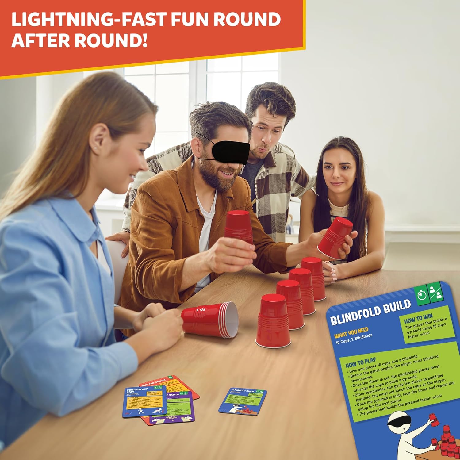 One Minute Party Games - 200 Pieces Challenge Box