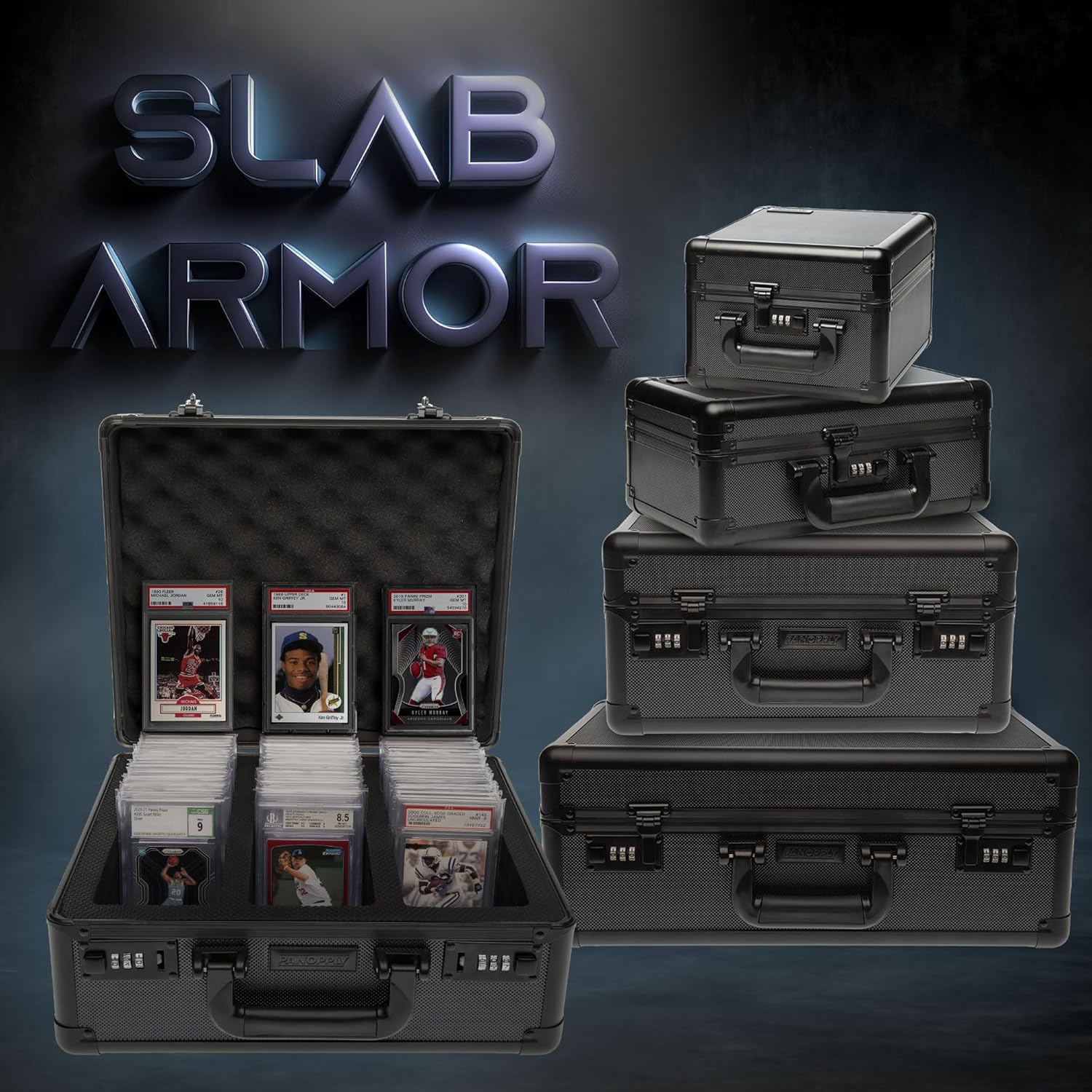 SLAB ARMOR 120 3 Row Psa Graded Card Storage Box