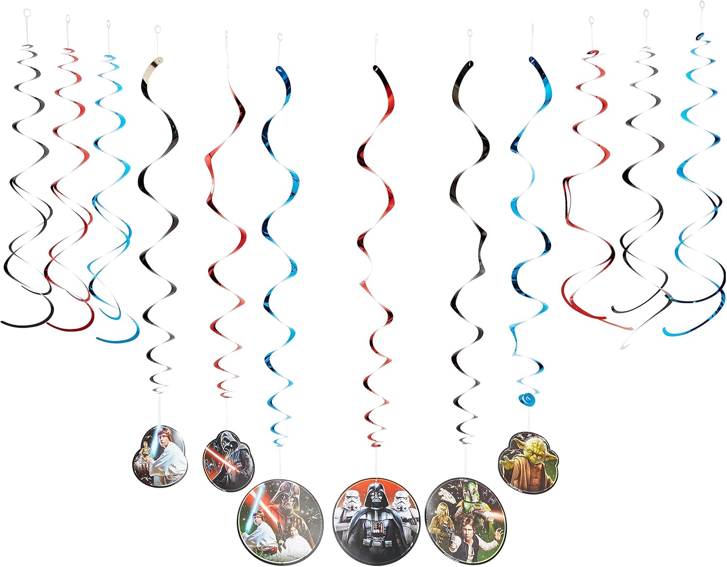 Star Wars Classic Foil Swirl Decorations Party Favor Set