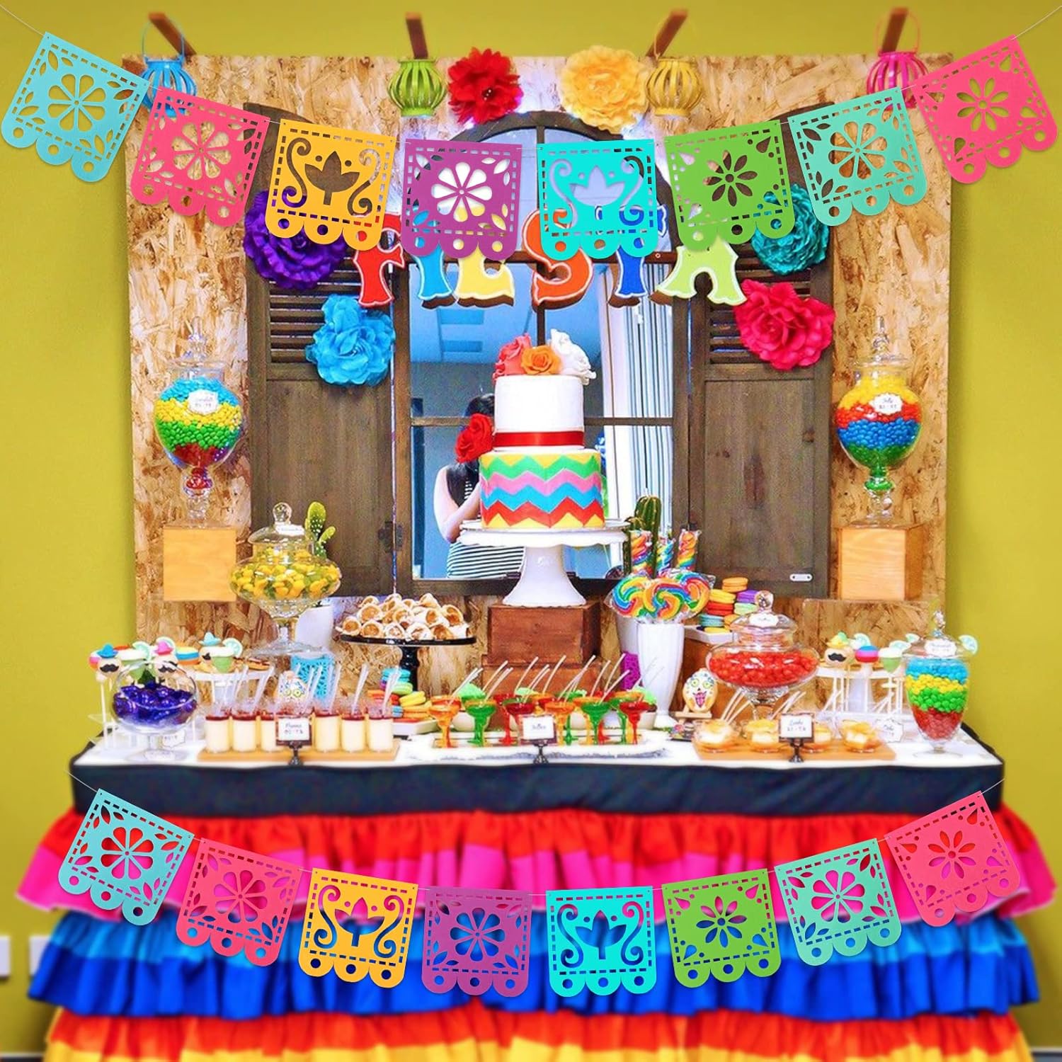 Qpout 2 Mexican Fiesta Decor Banners Flags