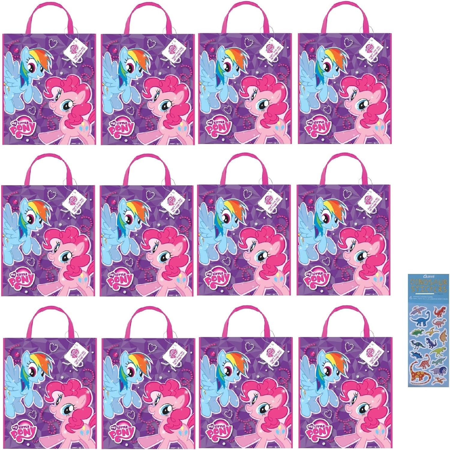 Unique My Little Pony Party Favors Tote Bags Bundle