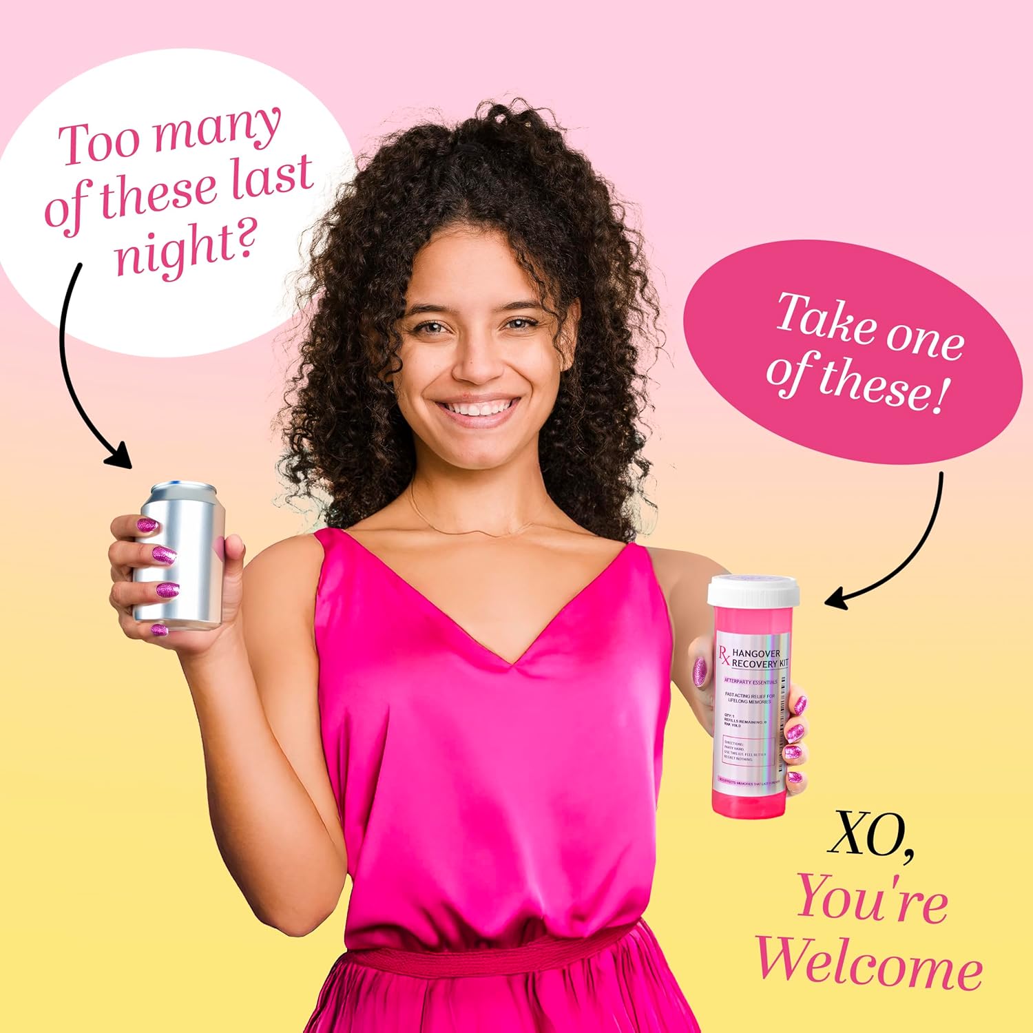Chug Buddy 1 Pre-Filled Hangover Kit for Bachelorette Party