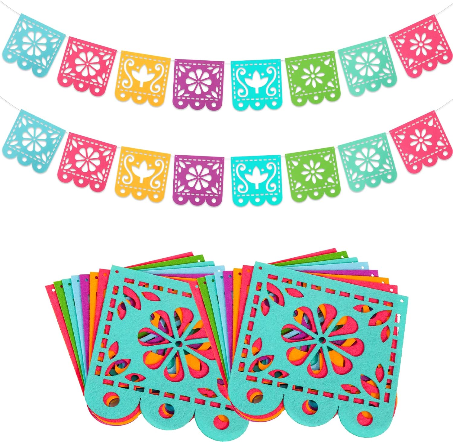 Qpout 2 Mexican Fiesta Decor Banners Flags
