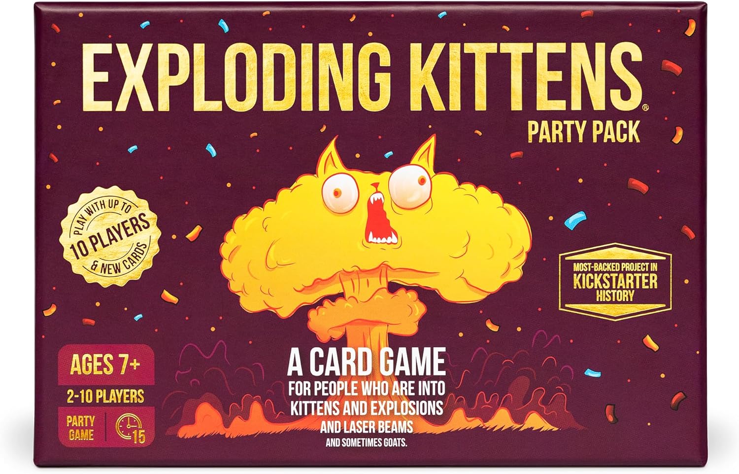 Exploding Kittens Party Pack - 2-10 Players