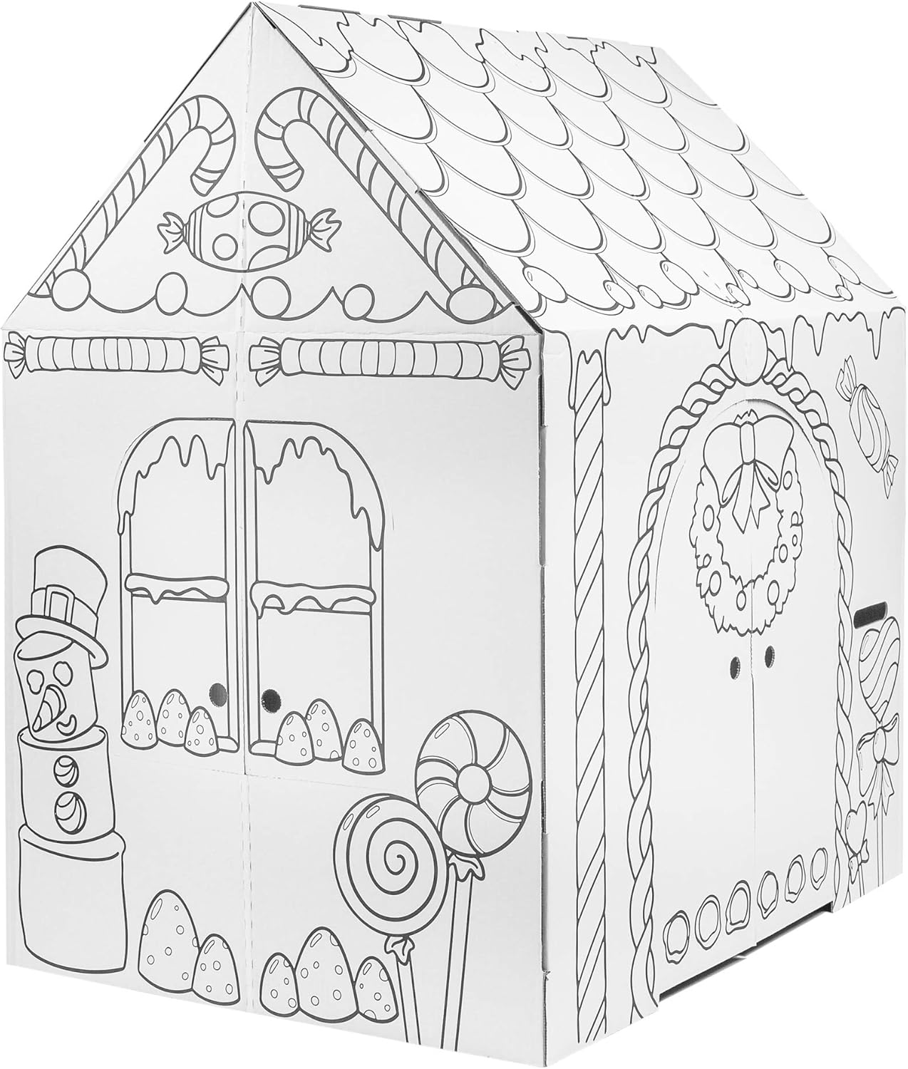 Easy Playhouse Gingerbread House - Indoor Fun Creative Play