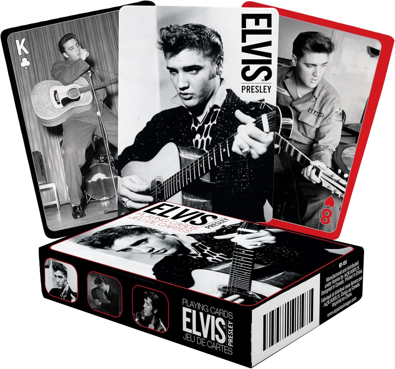 AQUARIUS Elvis Themed Playing Cards Deck