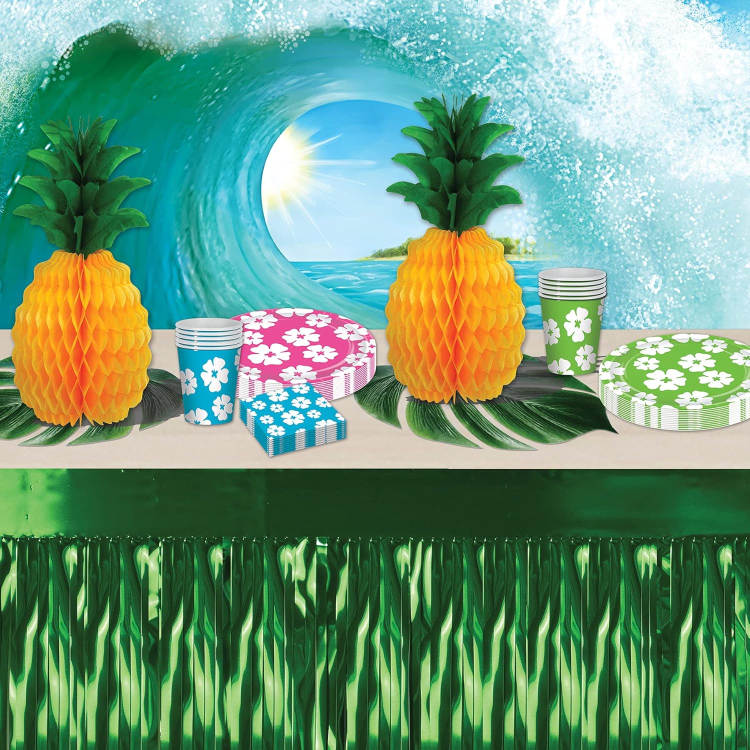 Beistle Tissue Pineapples Centerpieces