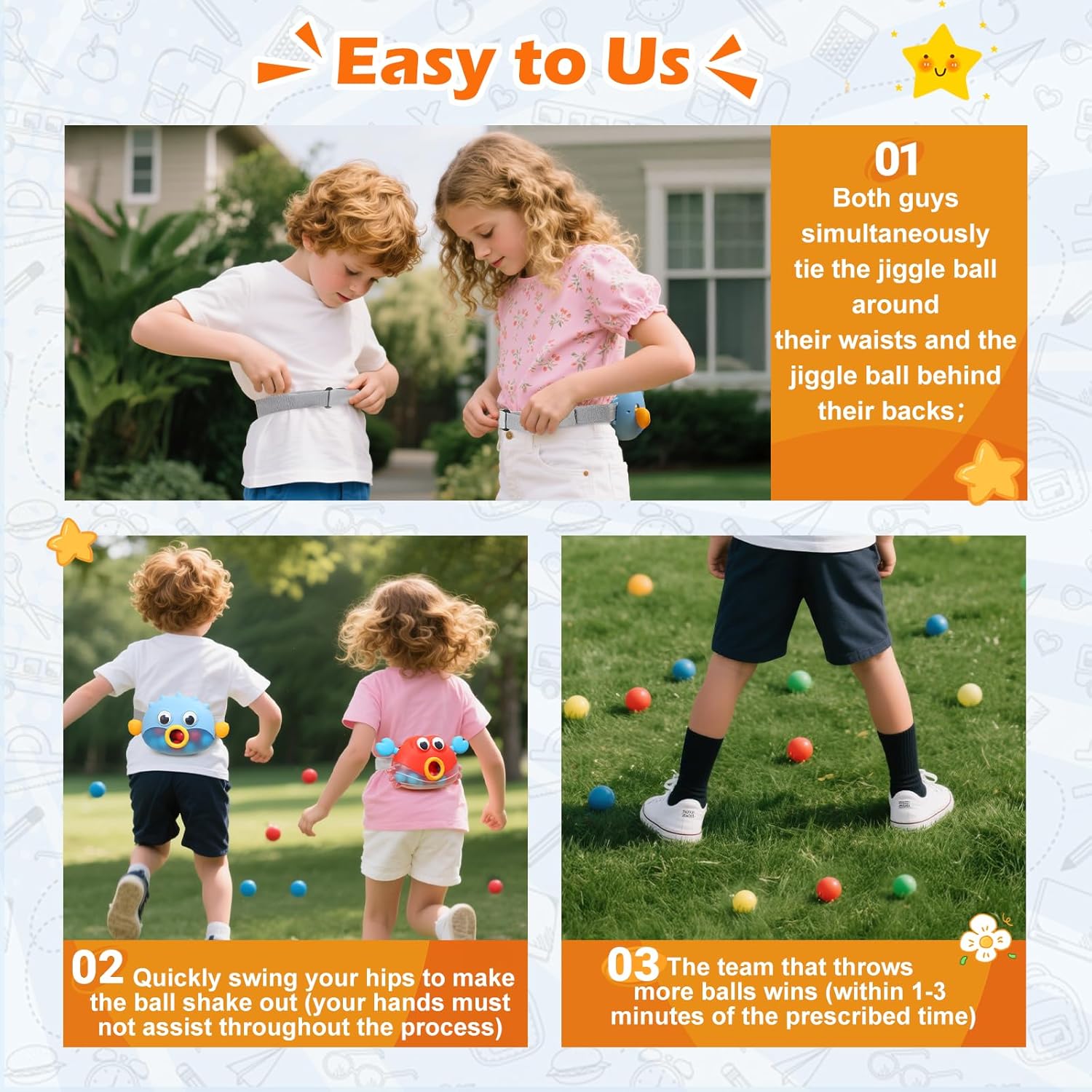 Skirfy Shaking Ball Game Set for Kids and Adults