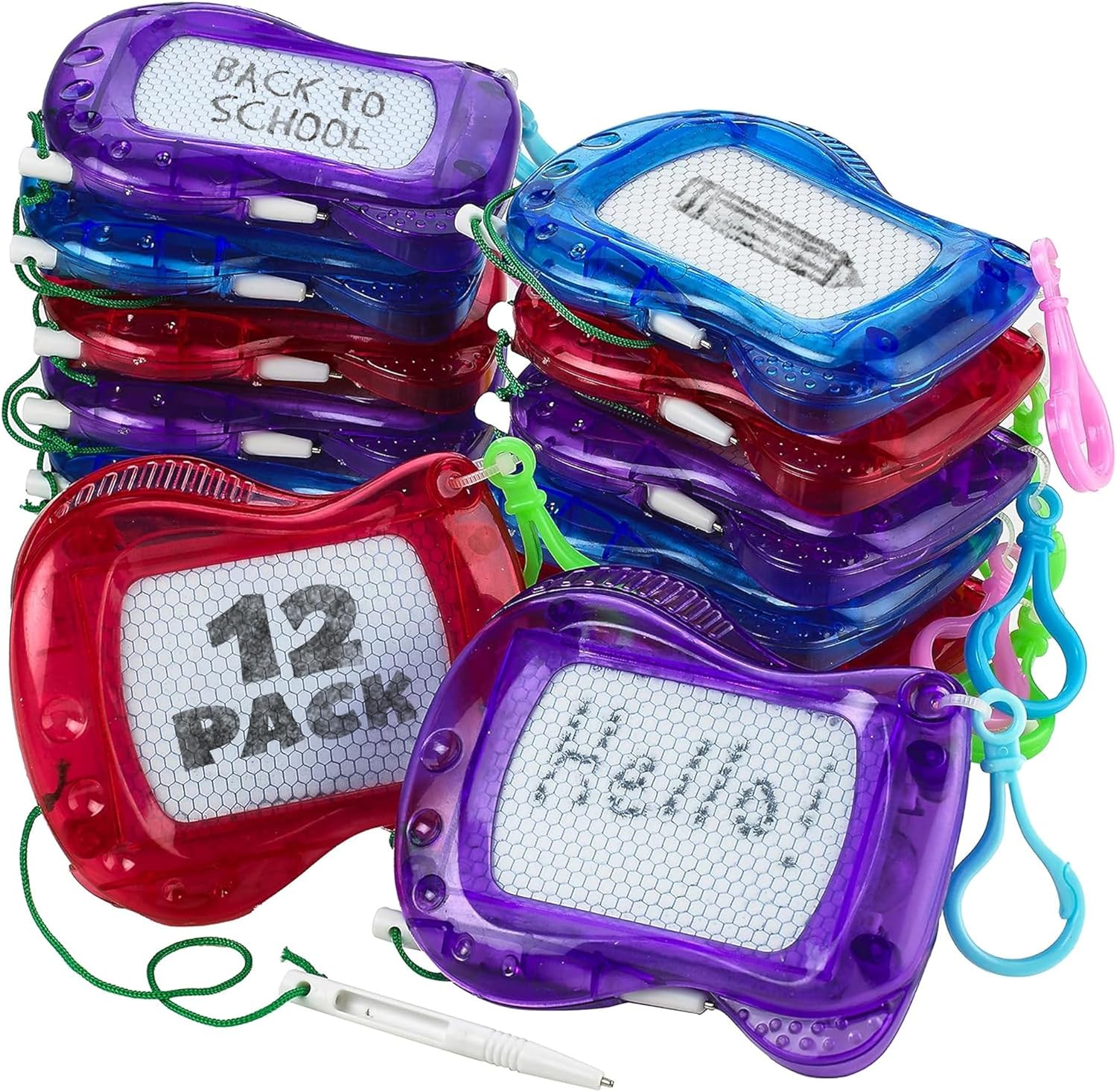Bedwina Mini Magnetic Drawing Board Set - Pack of 12