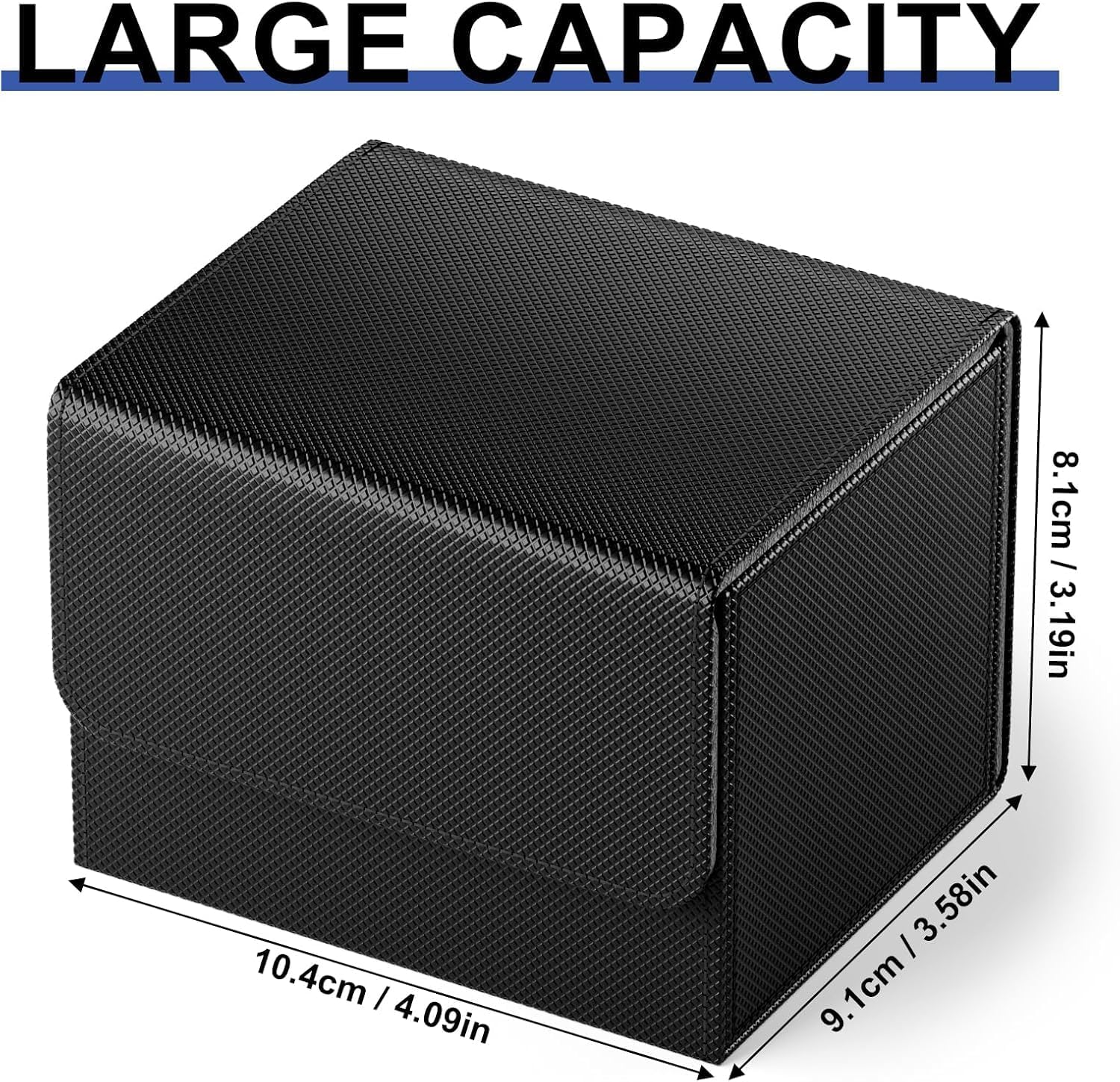TiopLior 4 Pack MTG Deck Box with Black Dividers