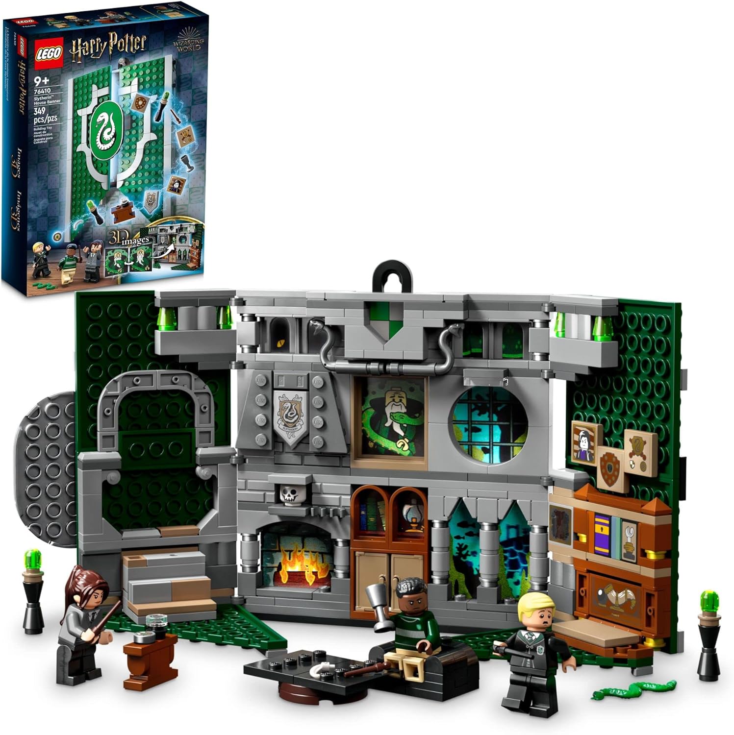 LEGO Harry Potter Slytherin Banner Building Set 76410