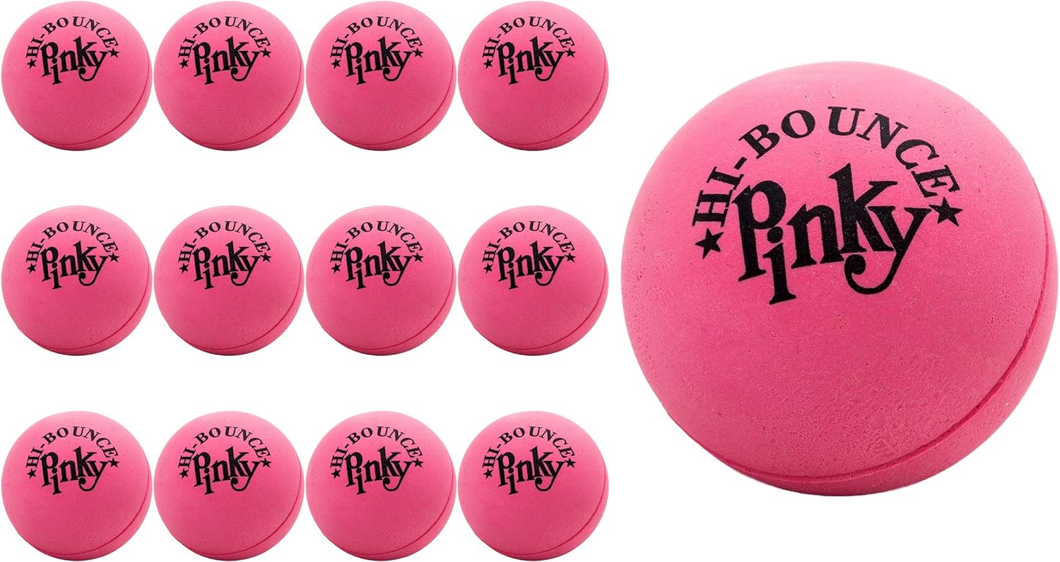 JA-RU Super Bounce Pinky Ball 12 Pack