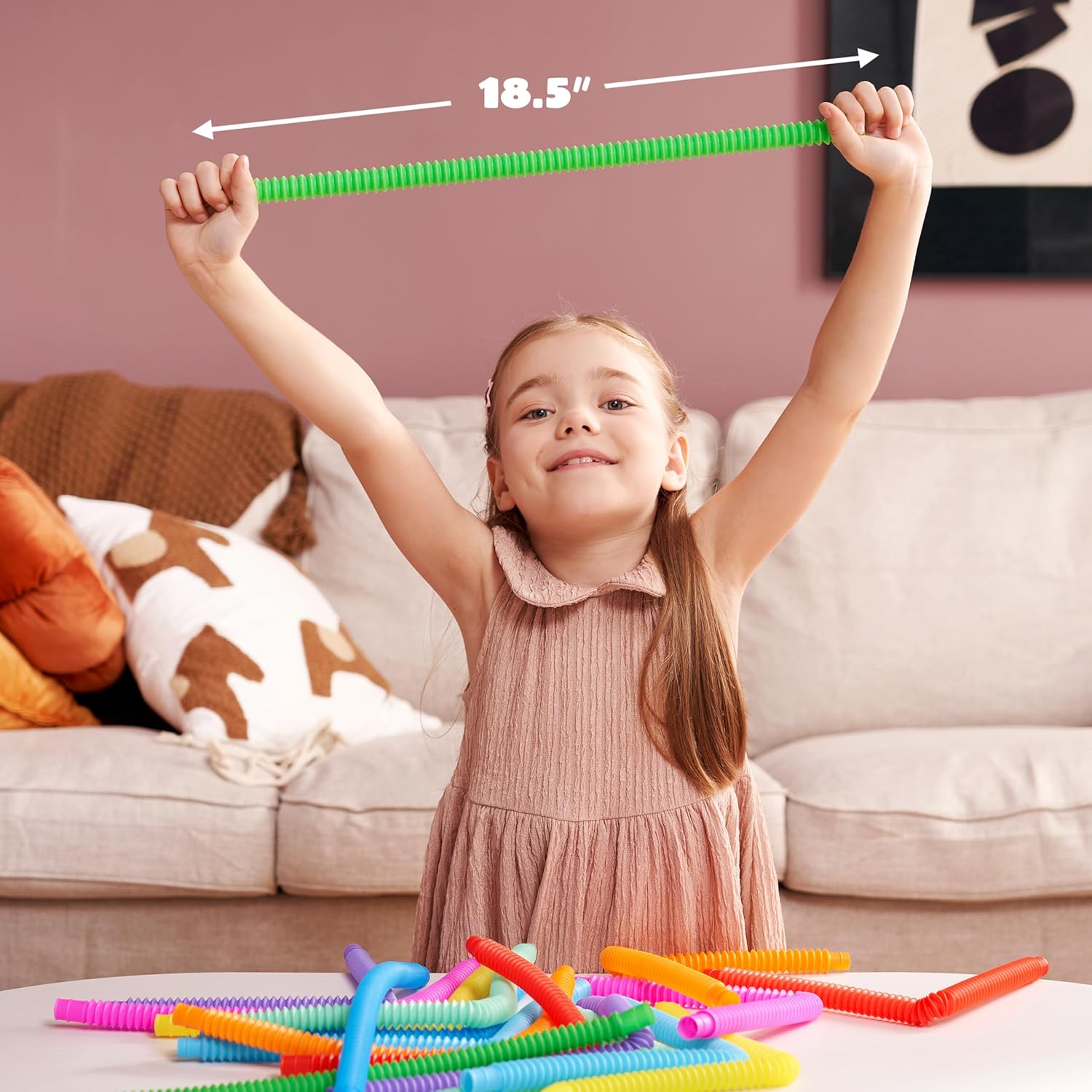 JOYIN 18 Pack Pop Tubes Sensory Toys for Kids