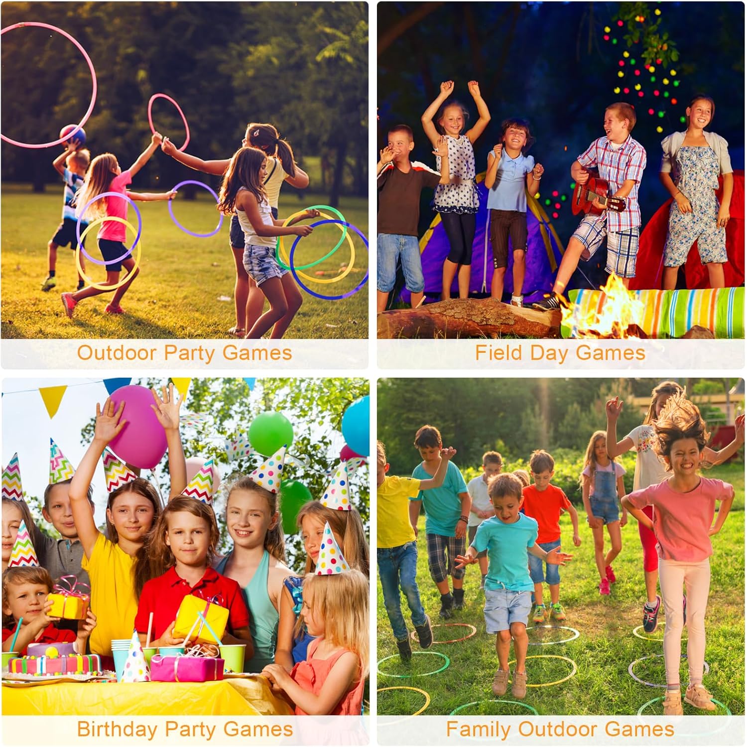 Potato Sack Race Bags - 32PCS Outdoor Games Set for Adults Kids