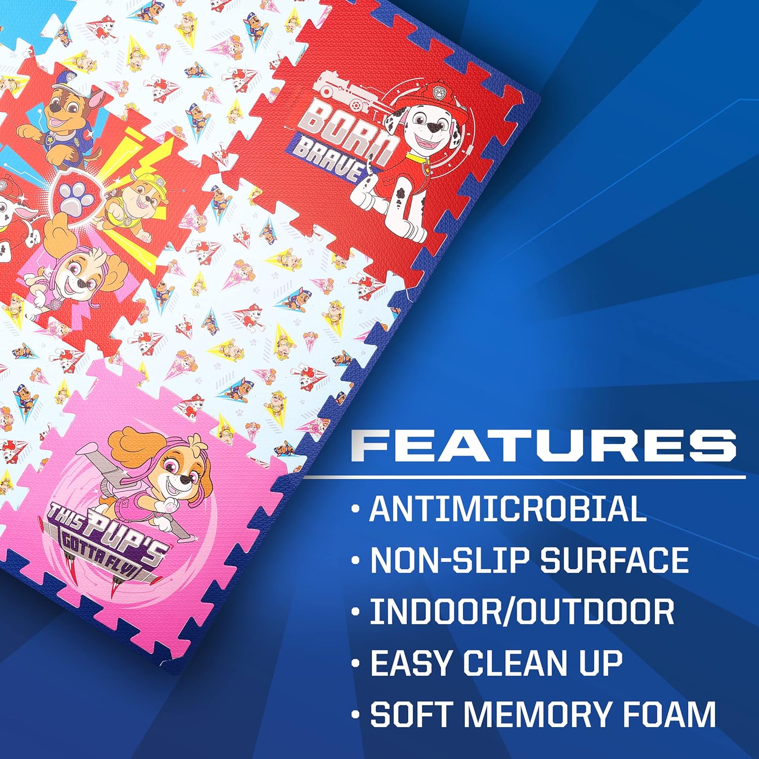 Capelli Sport PAW Patrol Foam Play Mat 9 Tiles
