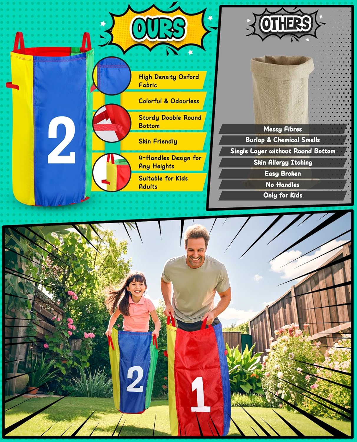 Eocolz Outdoor Carnival Games for Kids and Adults