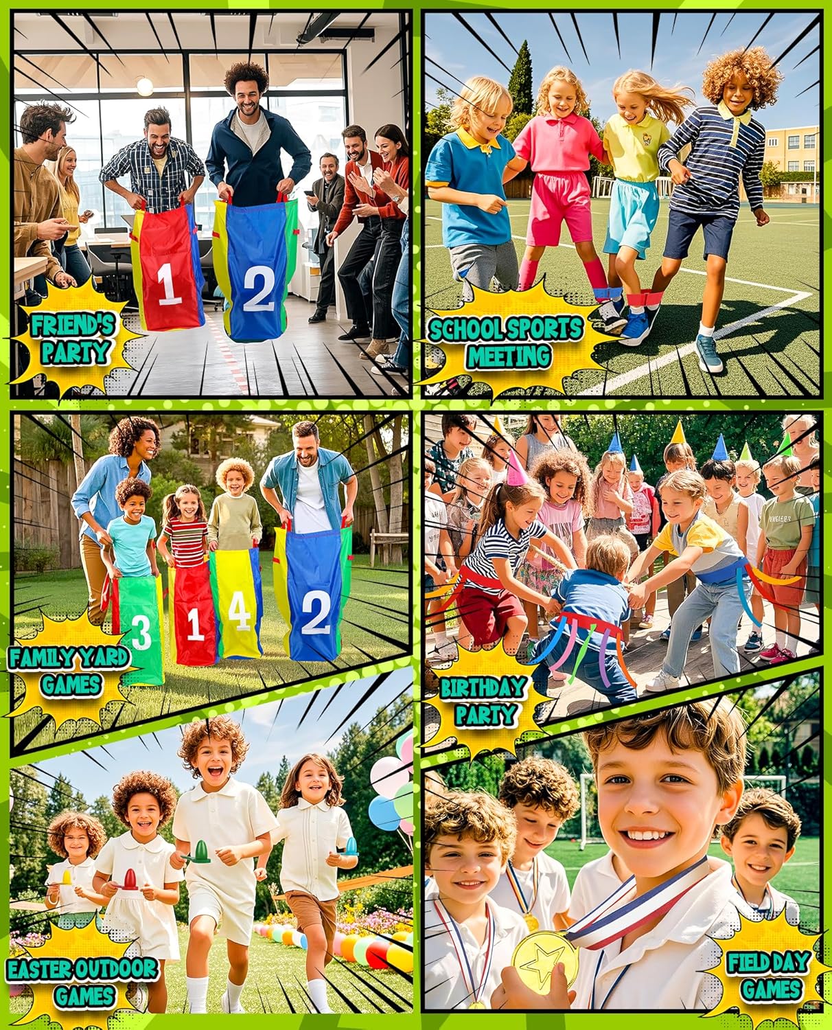 Eocolz Outdoor Carnival Games for Kids and Adults