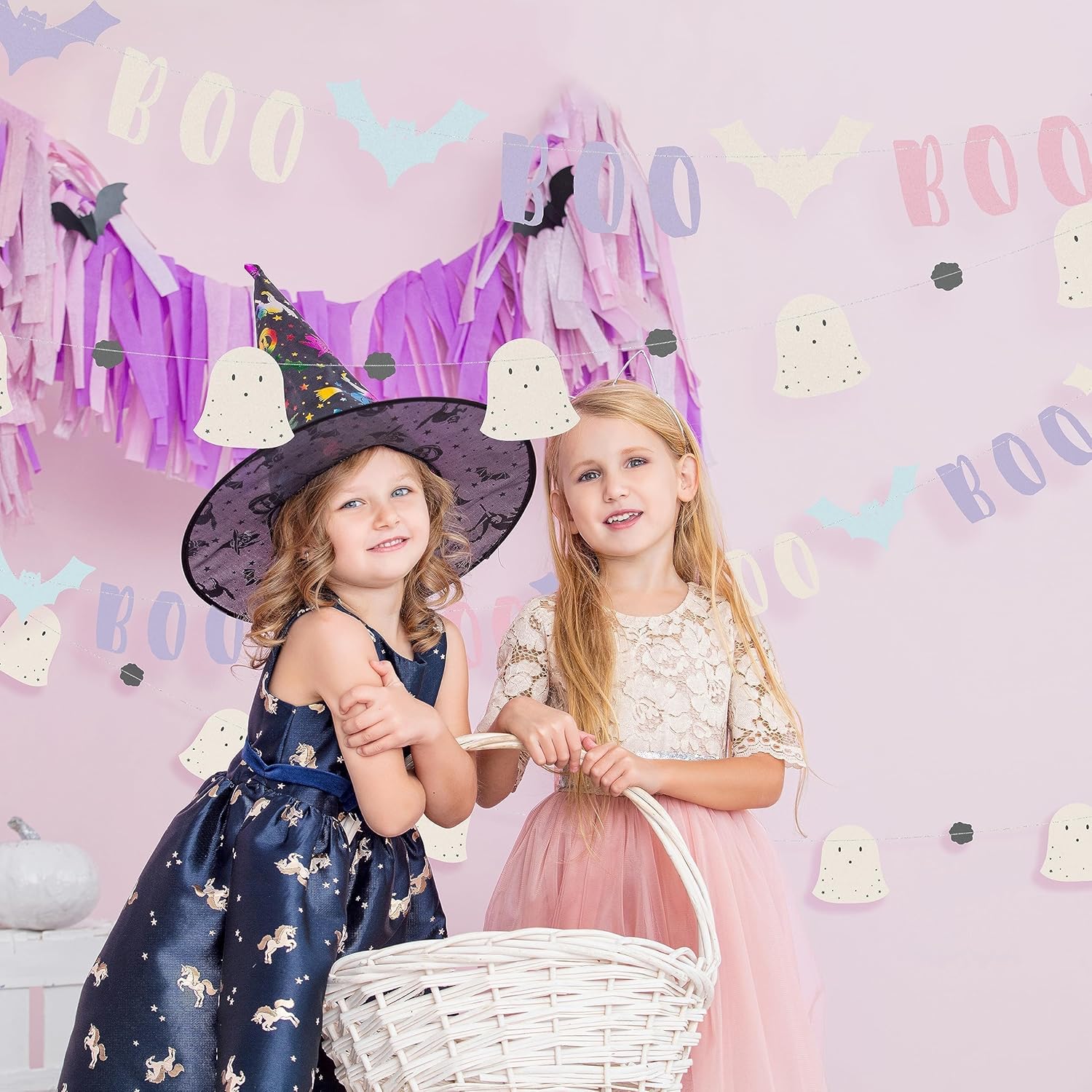 Cheerland Pastel Halloween Garland Set 2pcs